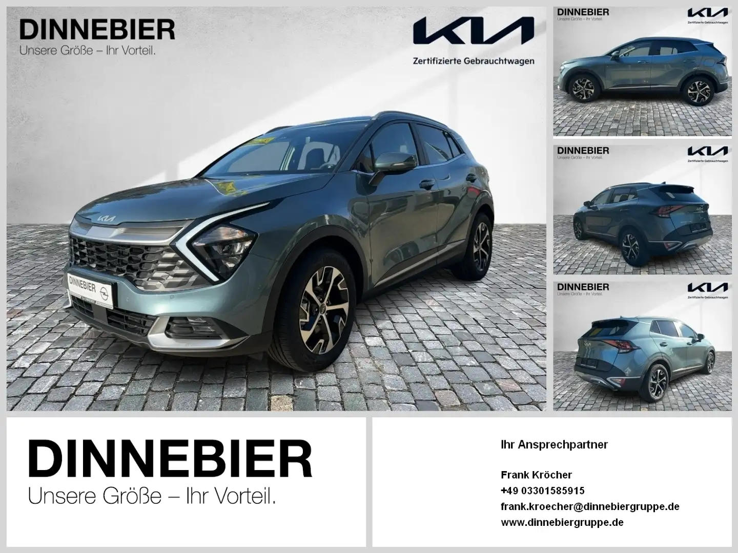 Kia Sportage Ultimate Edition 1.6T LED+Kamera+SHZ Grigio - 1