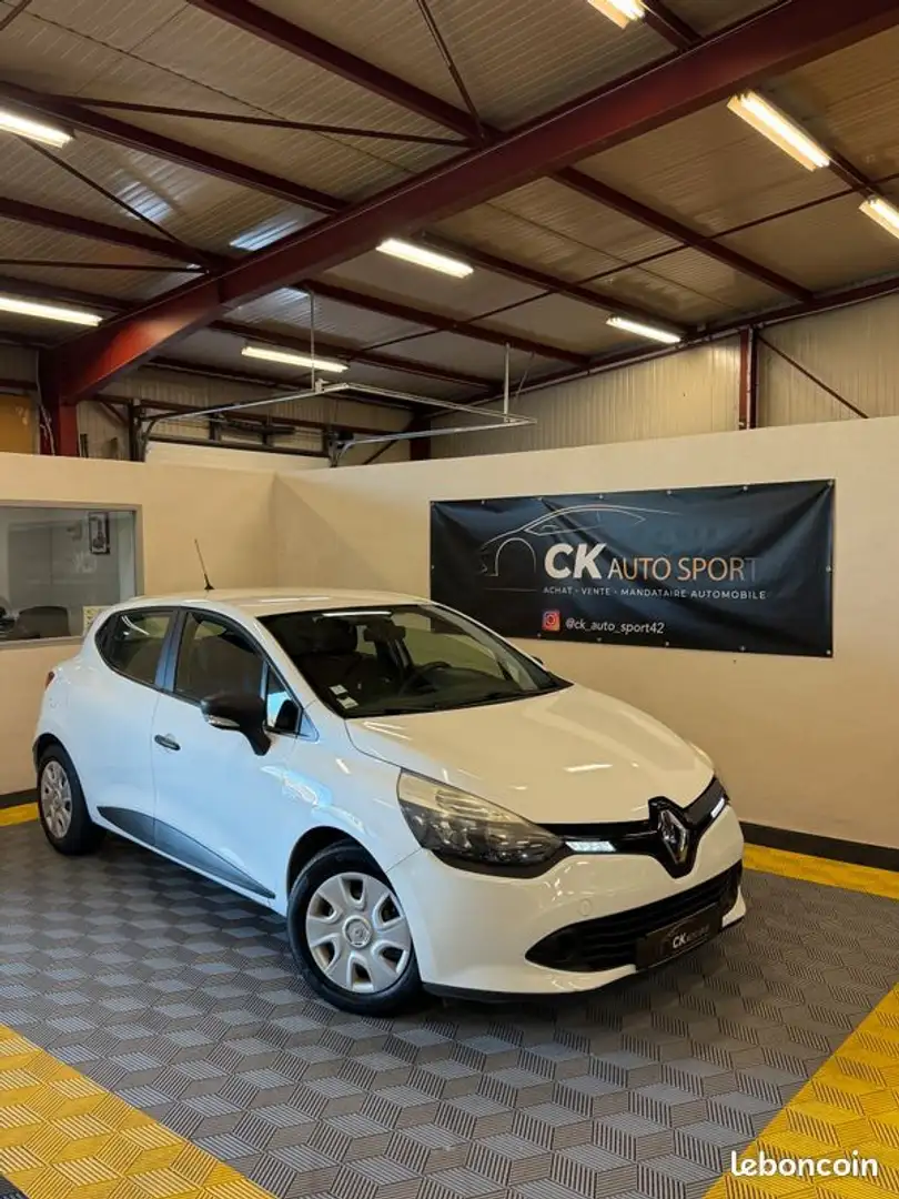 Renault Clio 4 IV 1.5 Dci 90ch 1ere main TVA RECUPERABLE Blanc - 1