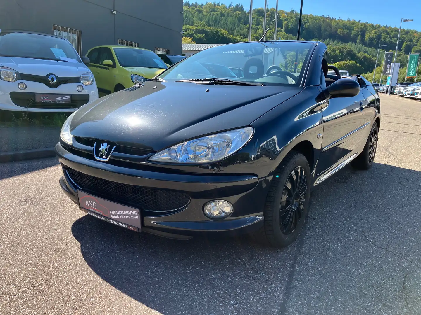 Peugeot 206 CC***TÜV*NEU** Schwarz - 1