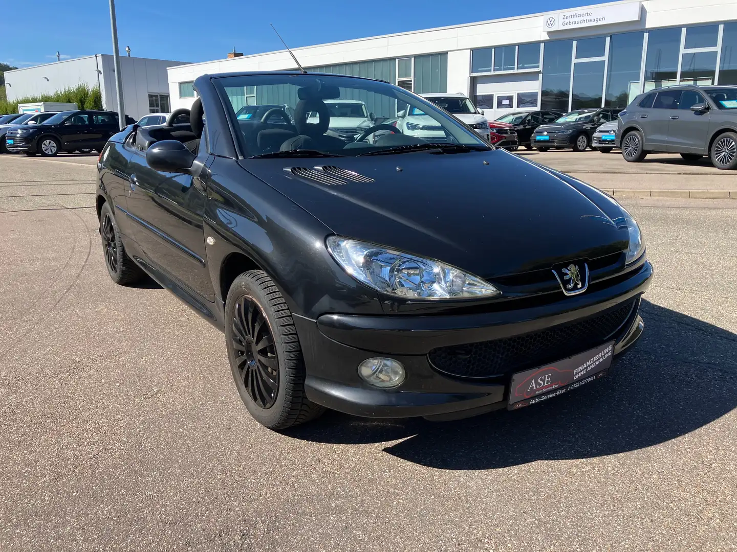 Peugeot 206 CC***TÜV*NEU** Schwarz - 2