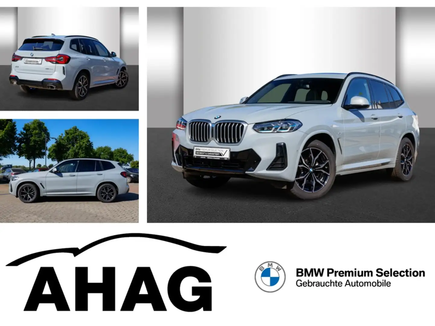 BMW X3 xDrive30d M Sport Pano HUD H/K ACC Laser AHK Grau - 1