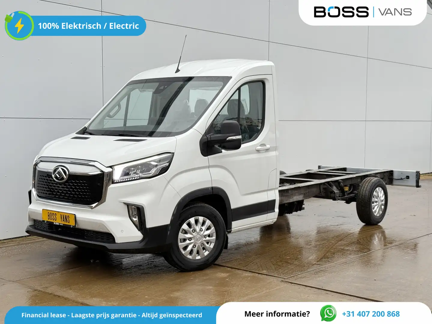Maxus eDeliver 9 204PK 65kWh Nieuw! Elektrisch 172km WLTP LED ACC 8 Blanco - 1