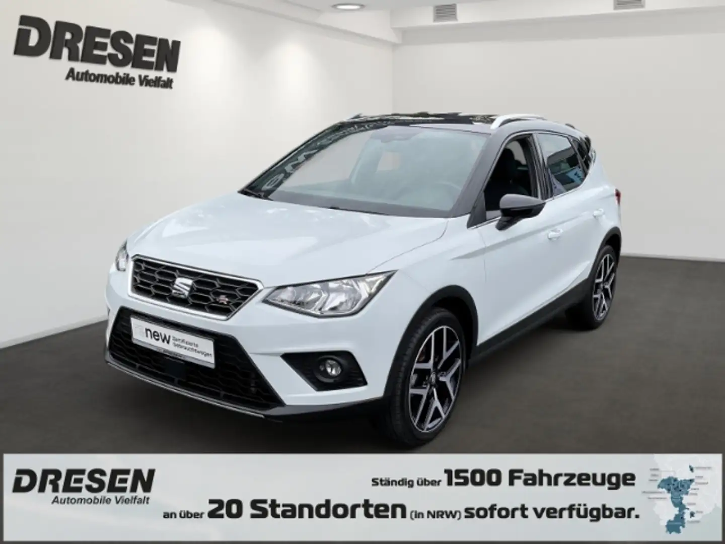 SEAT Arona FR 1.0 TSI DSG RÜCKFAHRKAMERA SITZHEIZUNG DAB-RADI Weiß - 1
