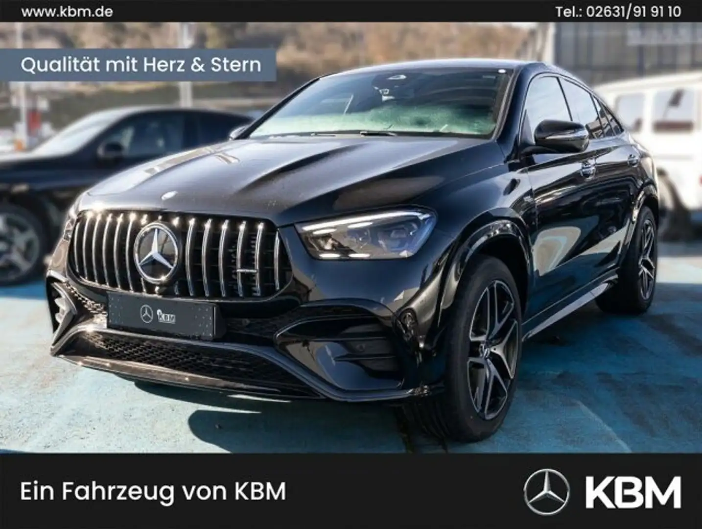 Mercedes-Benz GLE 53 AMG GLE 53 AMG 4M+ Coupé PREM°AHK3,5T°DISTR°LM21°360 Schwarz - 1