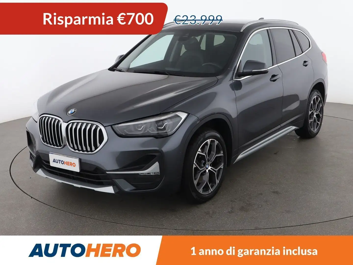 BMW X1 xDrive 18d xLine Grigio - 1