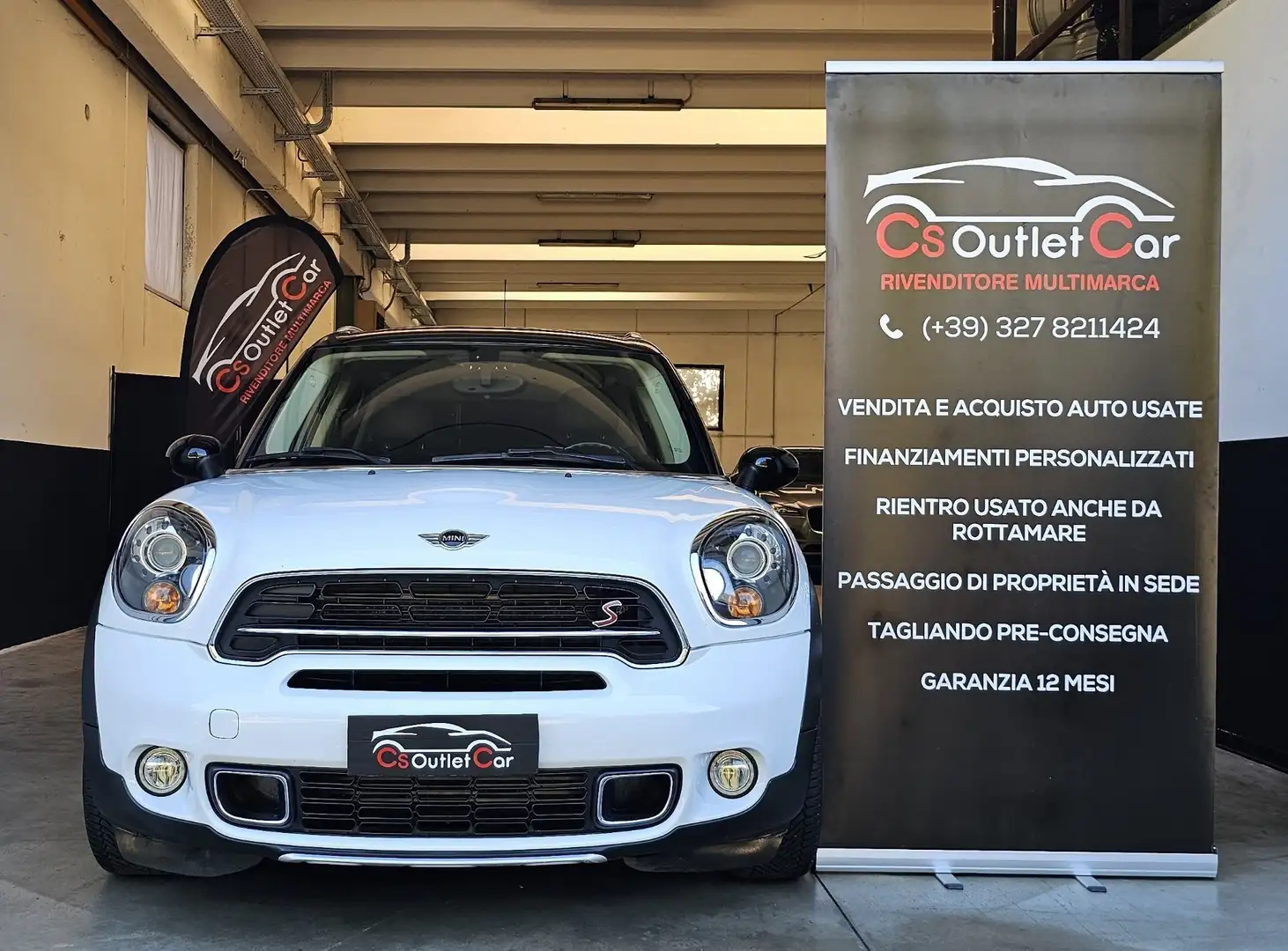 MINI Cooper SD Countryman 2.0d all4 E6 Allestimento Jcw Automatica Blanc - 1