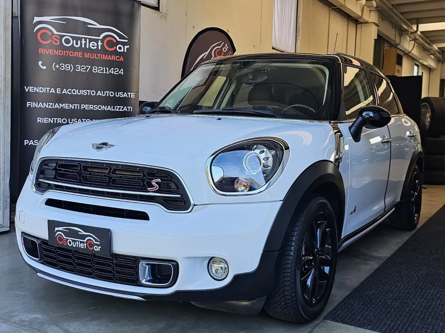 MINI Cooper SD Countryman 2.0d all4 E6 Allestimento Jcw Automatica Blanc - 2