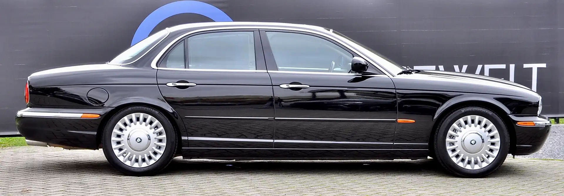 Jaguar XJ SUPER V8 BELGISCHE WAGEN TOPCONDITIE TV ZETELVW Zwart - 2