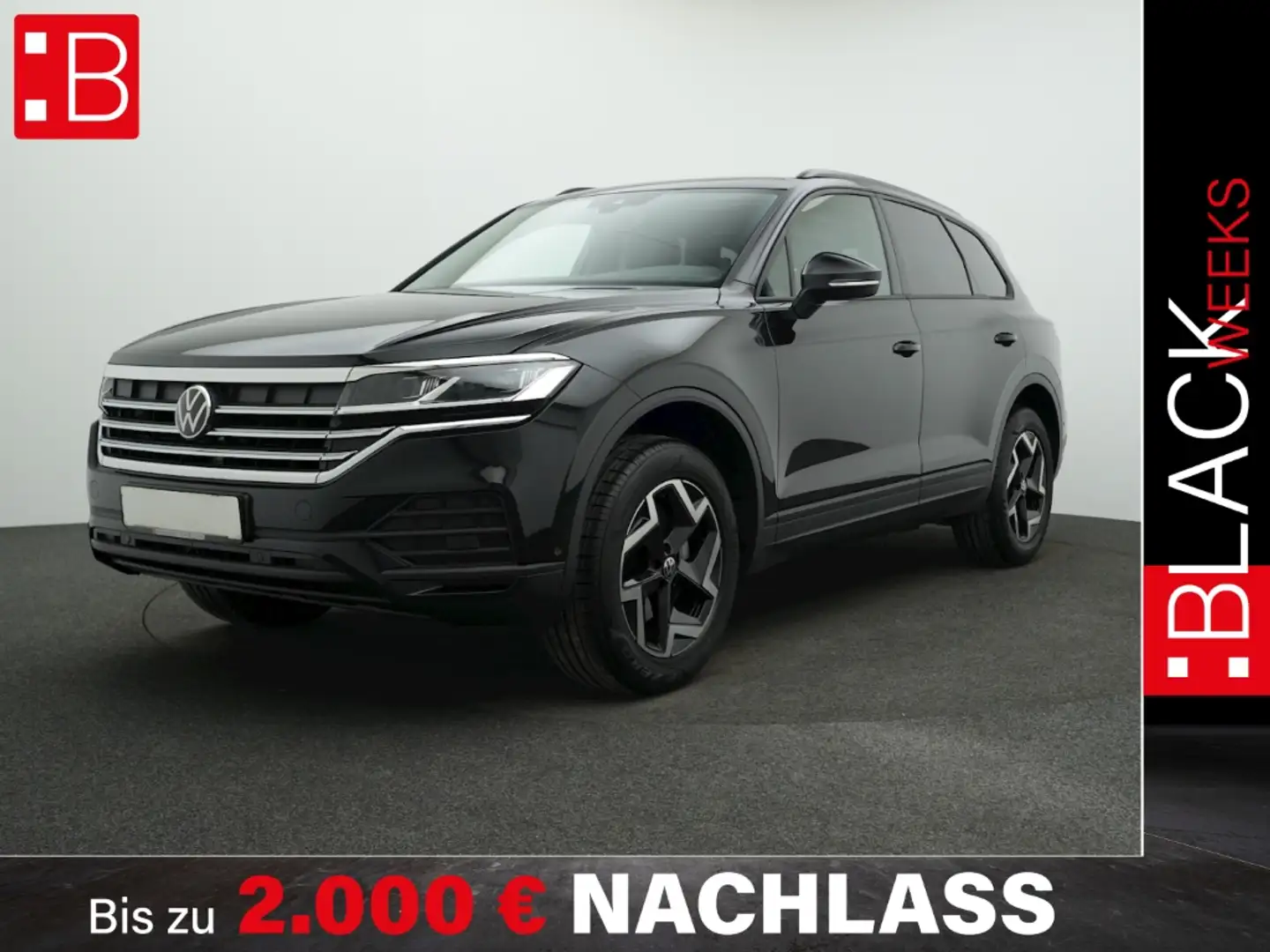 Volkswagen Touareg 3.0 TDI FACELIFT 5-J-GAR AHK LEDER KAMERA ACC ALU Czarny - 1