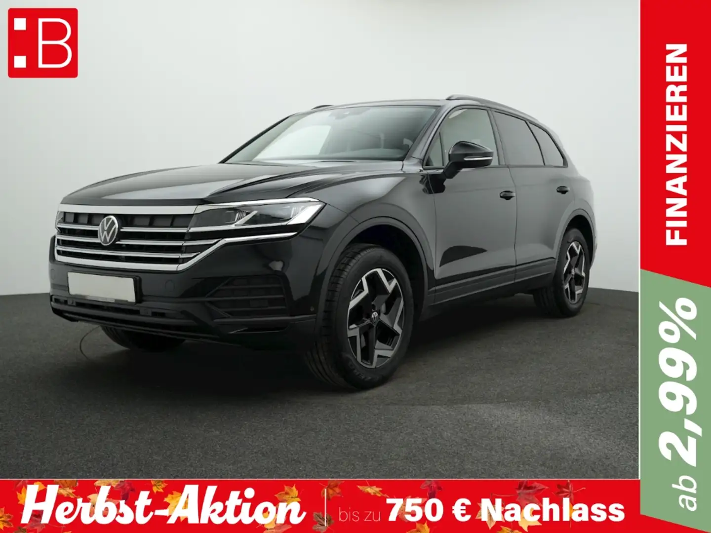 Volkswagen Touareg 3.0 TDI FACELIFT 5-J-GAR AHK LEDER KAMERA ACC ALU Schwarz - 1