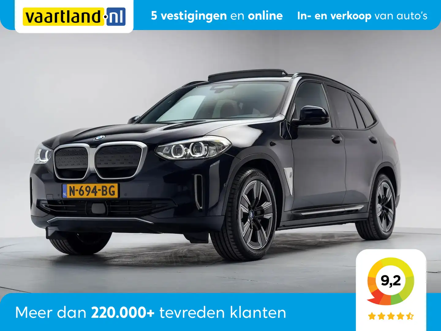 BMW iX3 Executive 80 kWh [ Panorama Leder Stoelverwarming Noir - 1