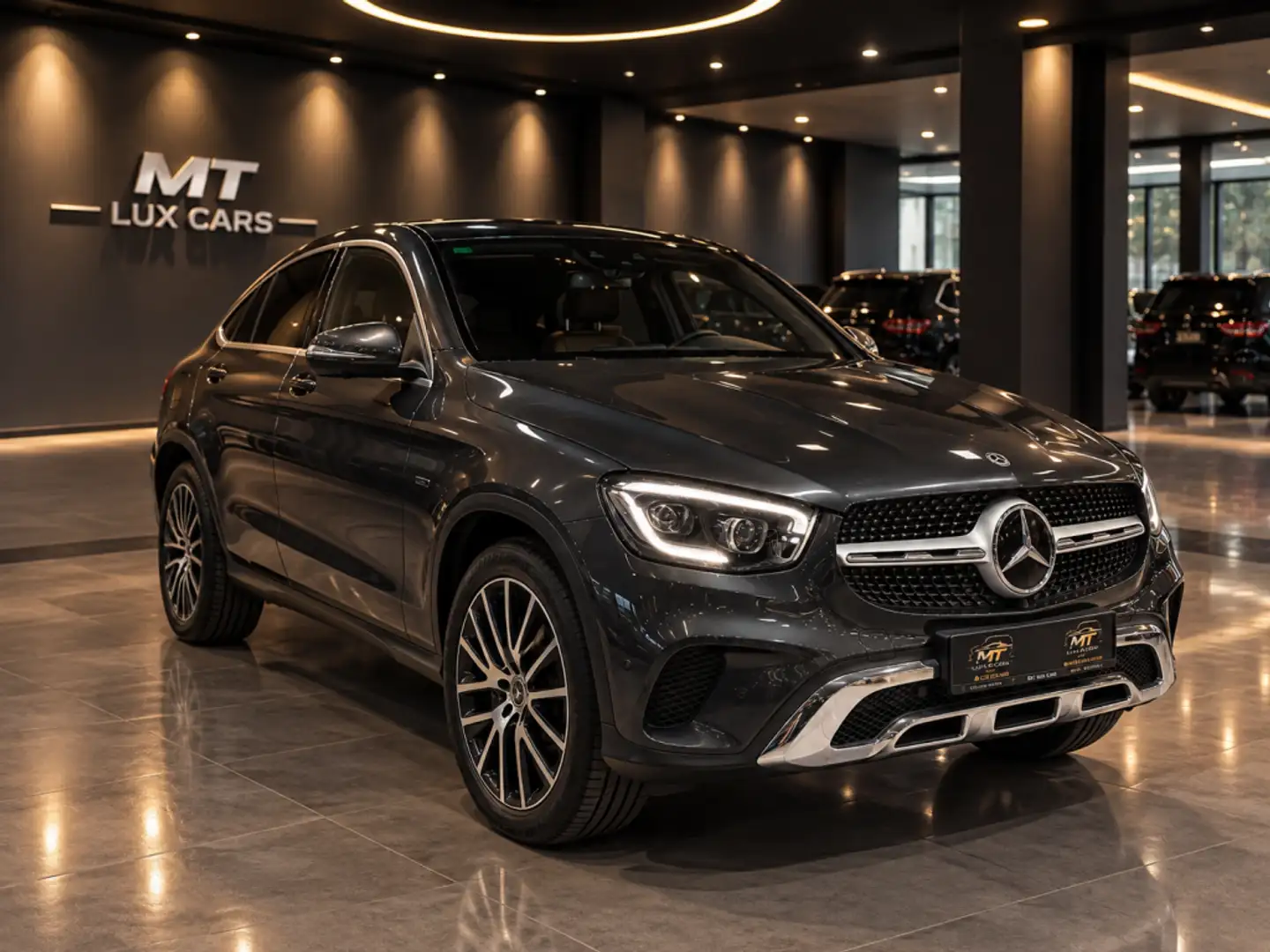 Mercedes-Benz GLC 300 Coupé 300de 4Matic Gris - 1
