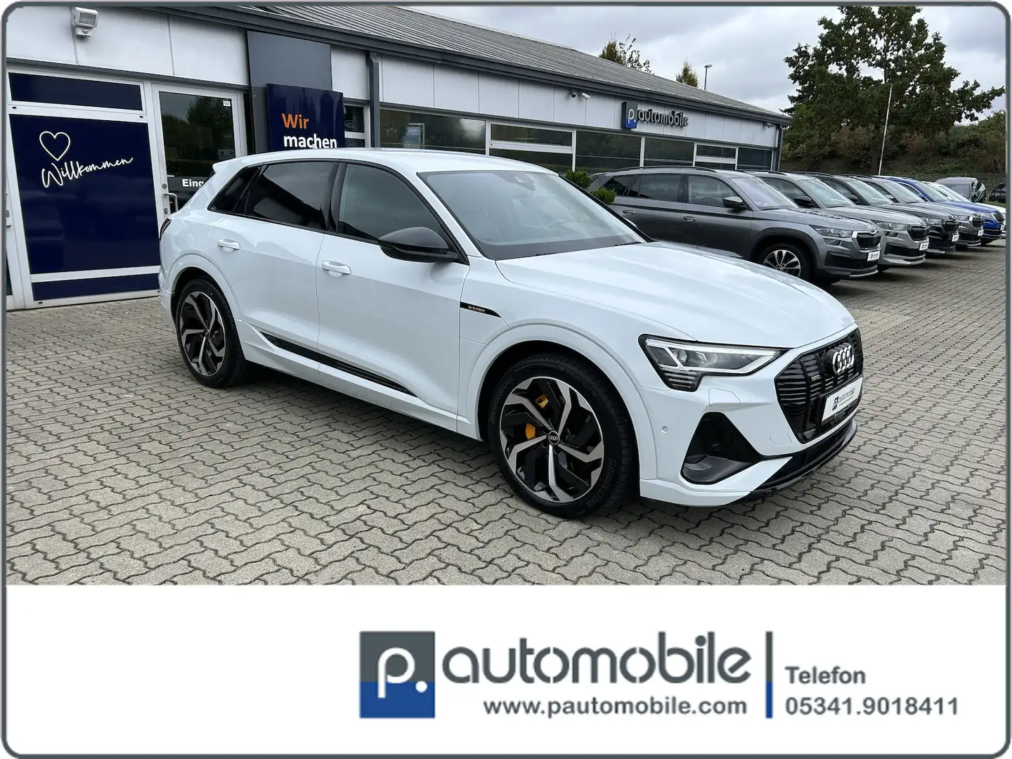 Audi e-tron 55 quattro S line*LED*PDC*21Zoll*NAVI*SH* Weiß - 1