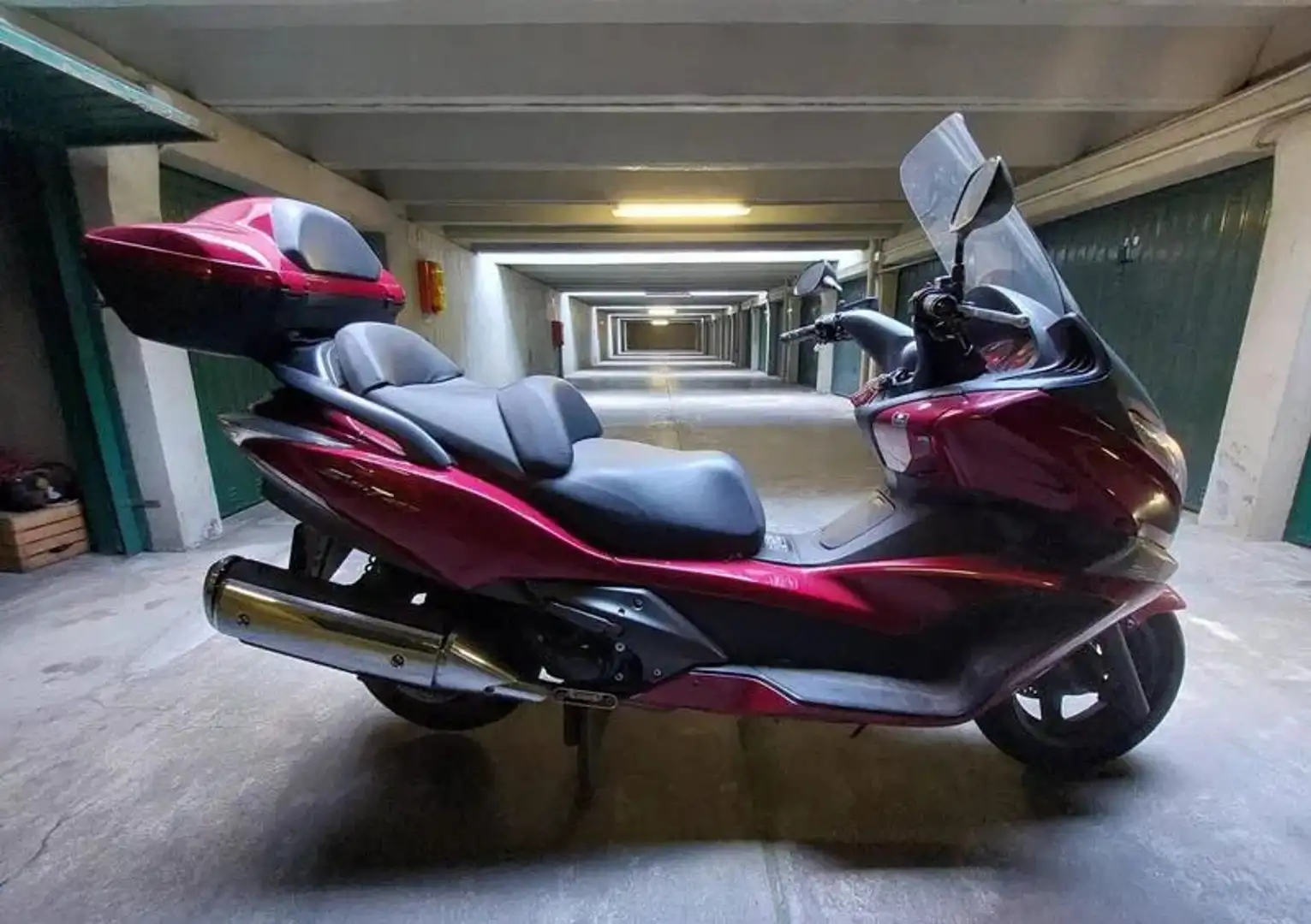 Honda SW-T 400 bauletto e parabrezza Roşu - 2
