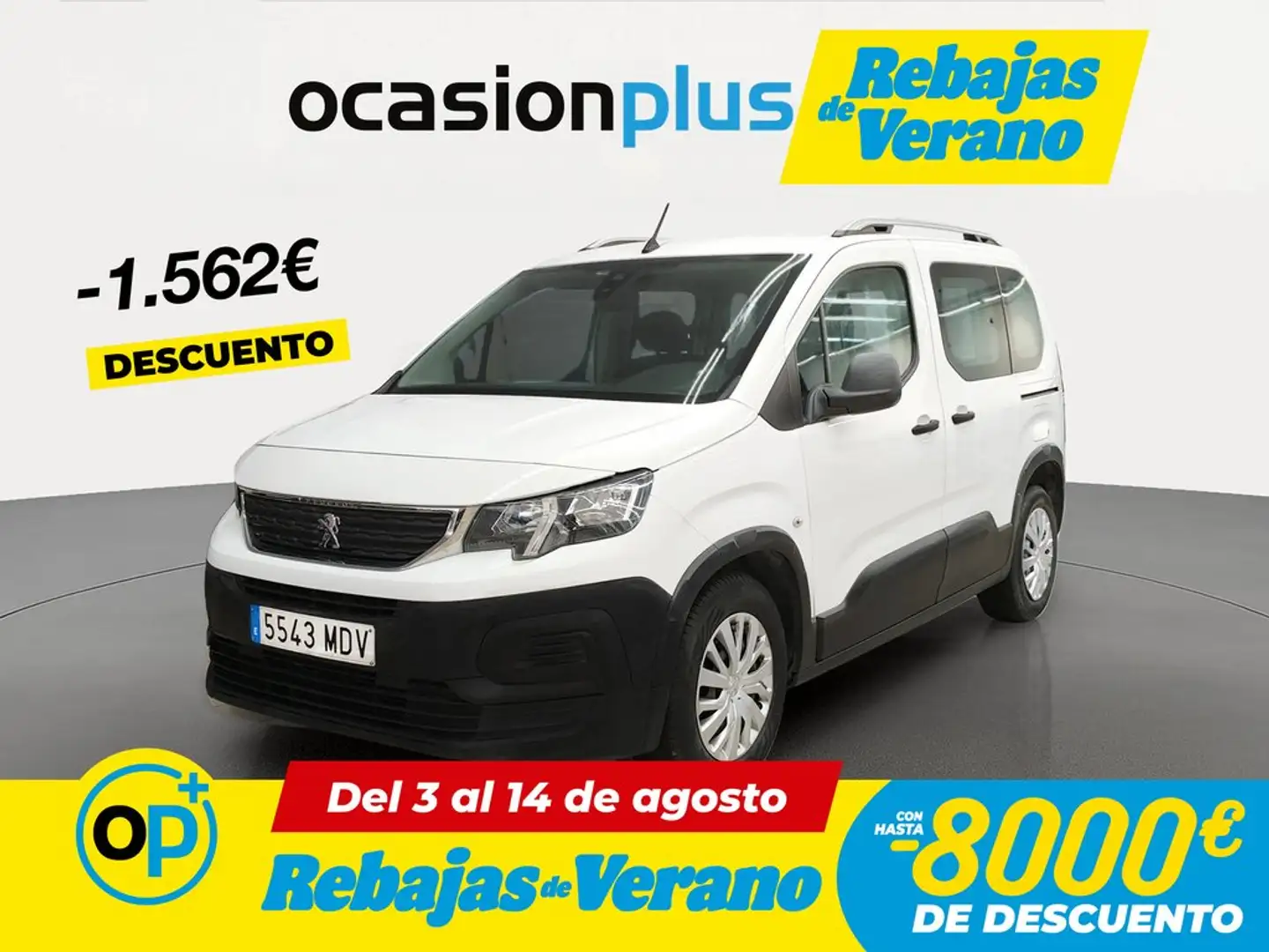 Peugeot Rifter 1.5BlueHDi Standard Active 75 Blanco - 1