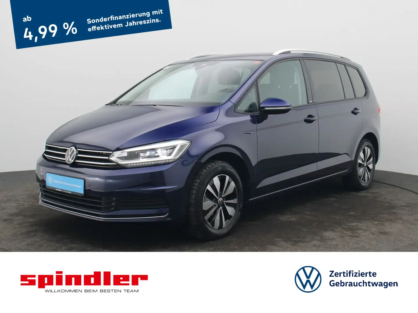 Volkswagen Touran Move 2.0TDI DSG / Navi, 7-Sitze, AHK, LED Blau - 1