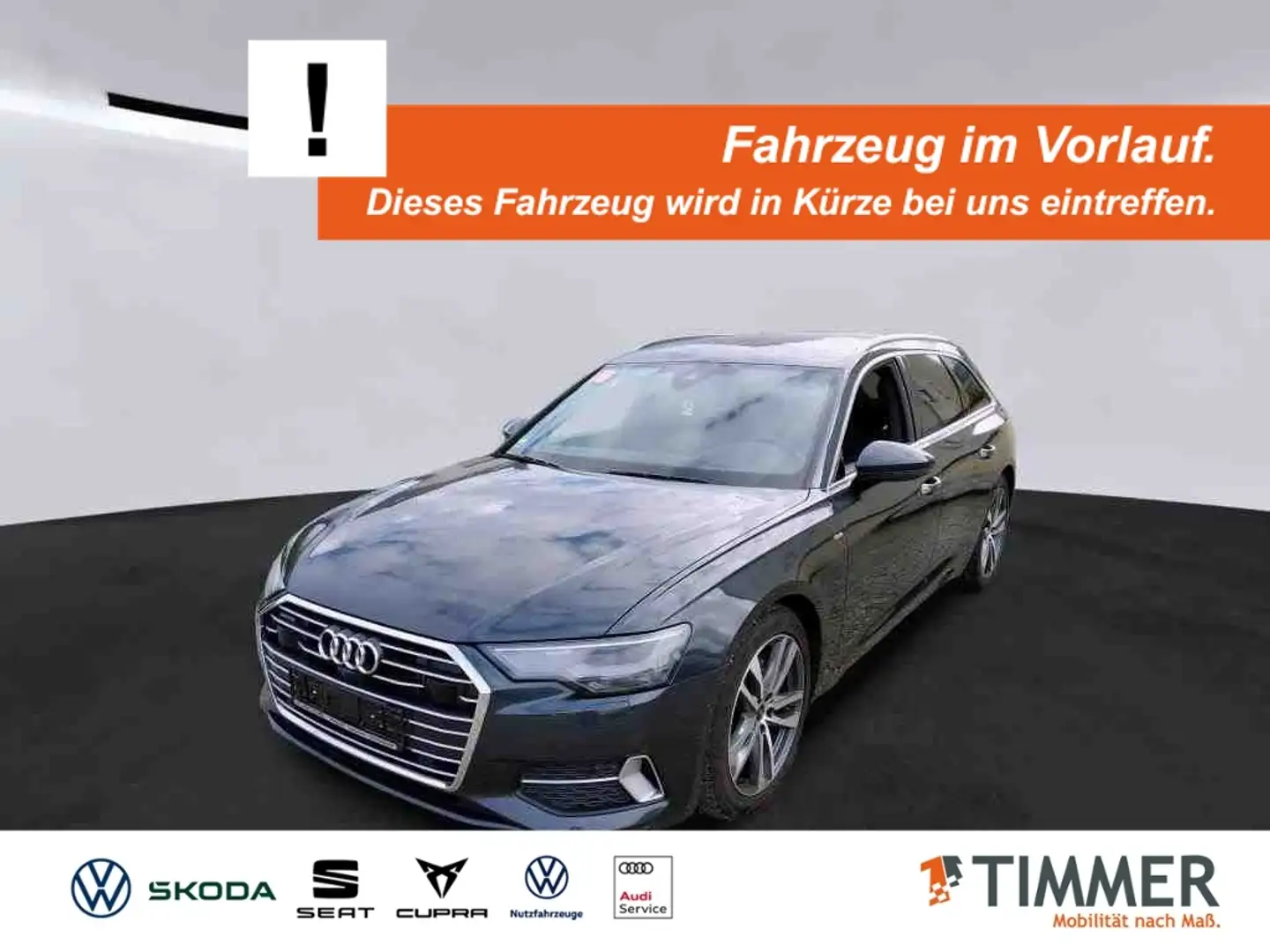 Audi A6 Avant 40 TDI S tr. S LINE QUATTRO +AHK +STHZ +HuD Grau - 1