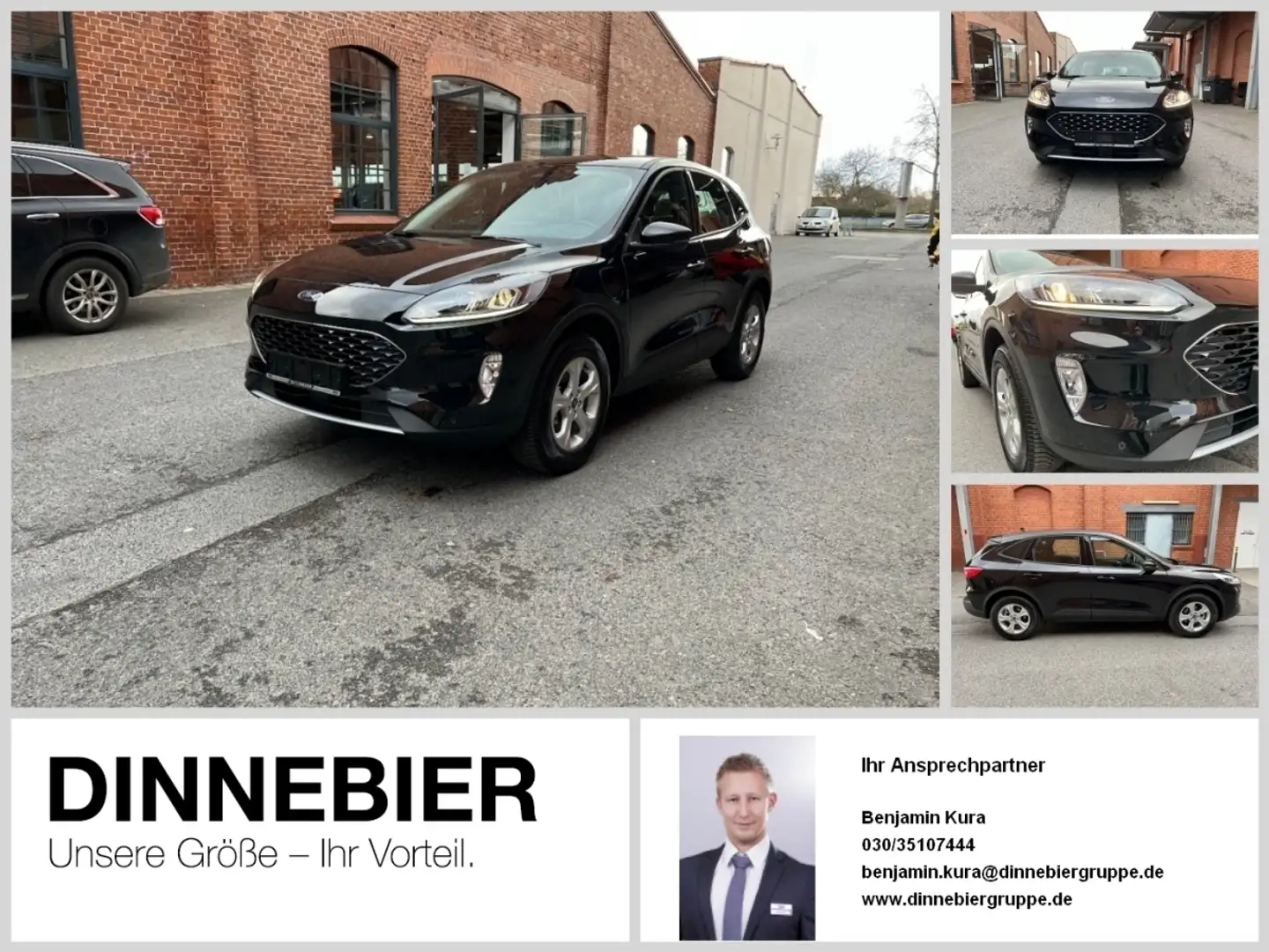 Ford Kuga Cool&Connect Navi+PDC+Klima+Winterpaket Noir - 1