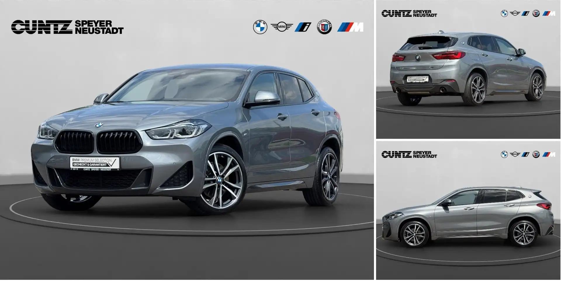 BMW X2 sDrive20d M-Paket Head-Up Park-Driveassist Rückfah Grau - 1