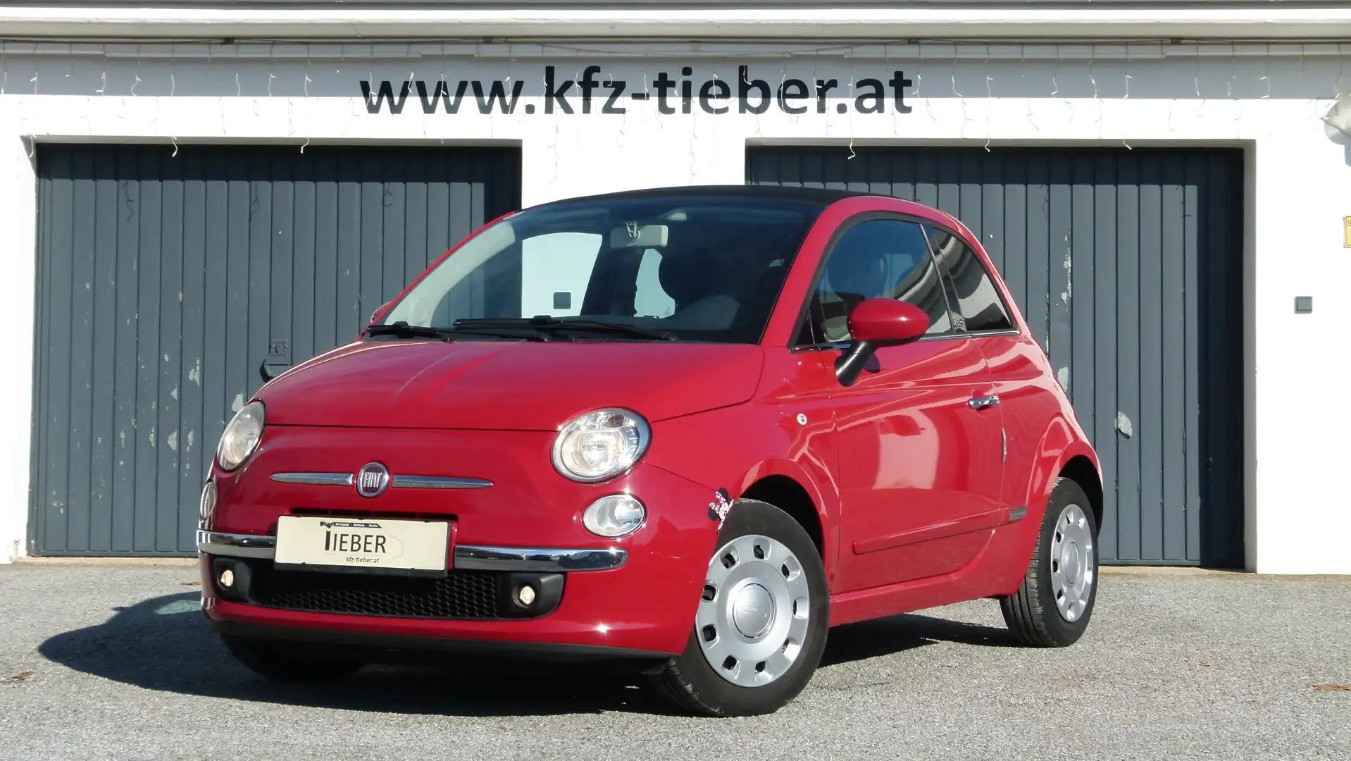 Fiat 500C CABRIO 1,2 Lounge *LEDER*Pickerl 4/26+4M* Rojo - 1