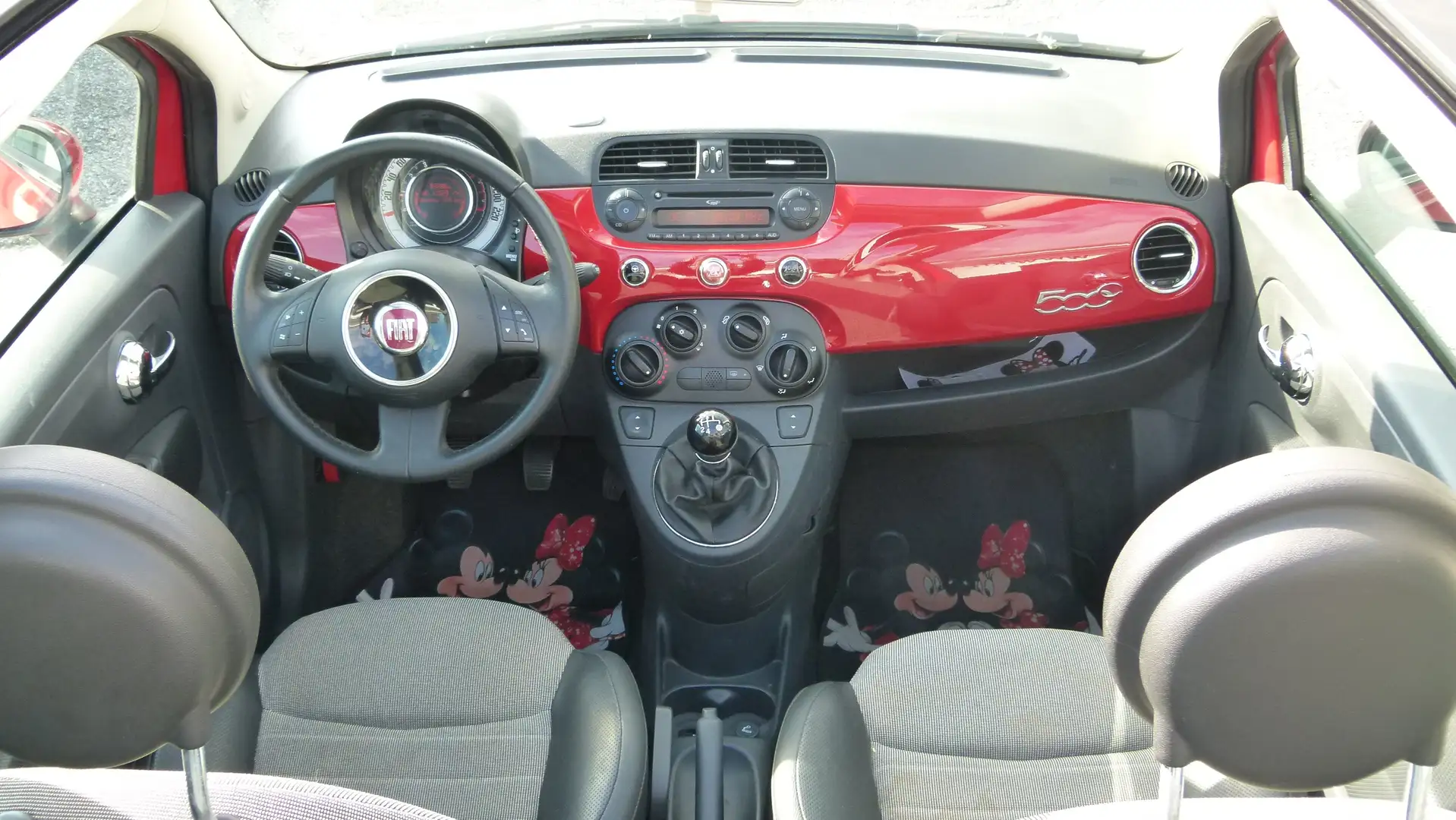 Fiat 500C CABRIO 1,2 Lounge *LEDER*Pickerl 4/26+4M* Rojo - 2