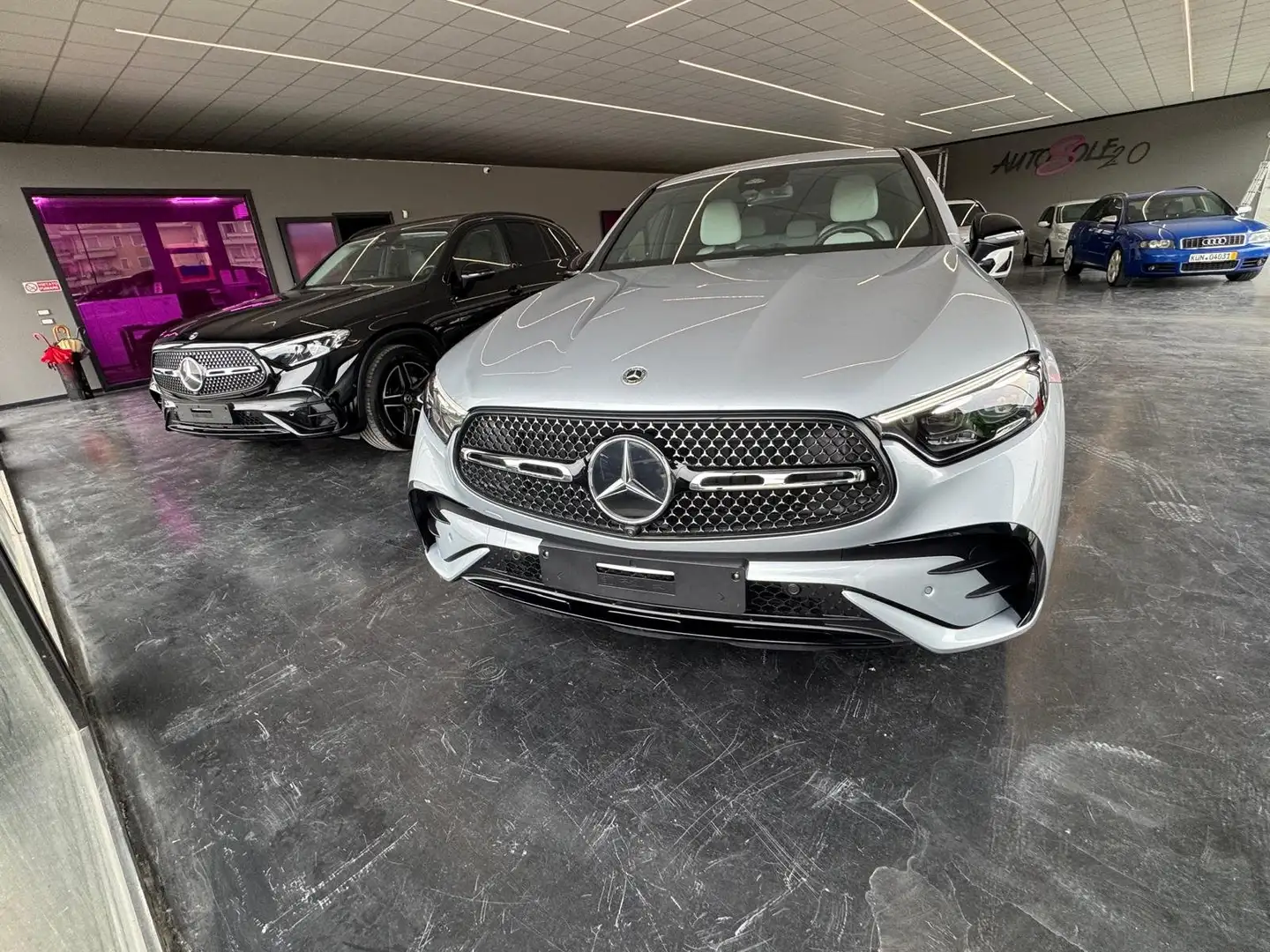 Mercedes-Benz GLC 220 Coupe d AMG Line Premium Plus 4matic auto Argento - 2