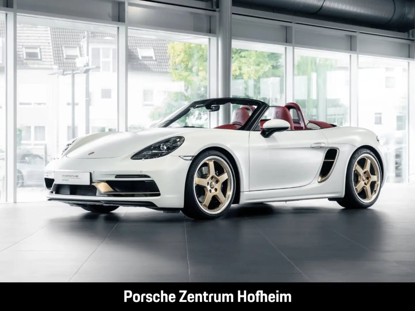 Porsche Boxster 25 Jahre Burmester Sportabgas 13.395 km Weiß - 1