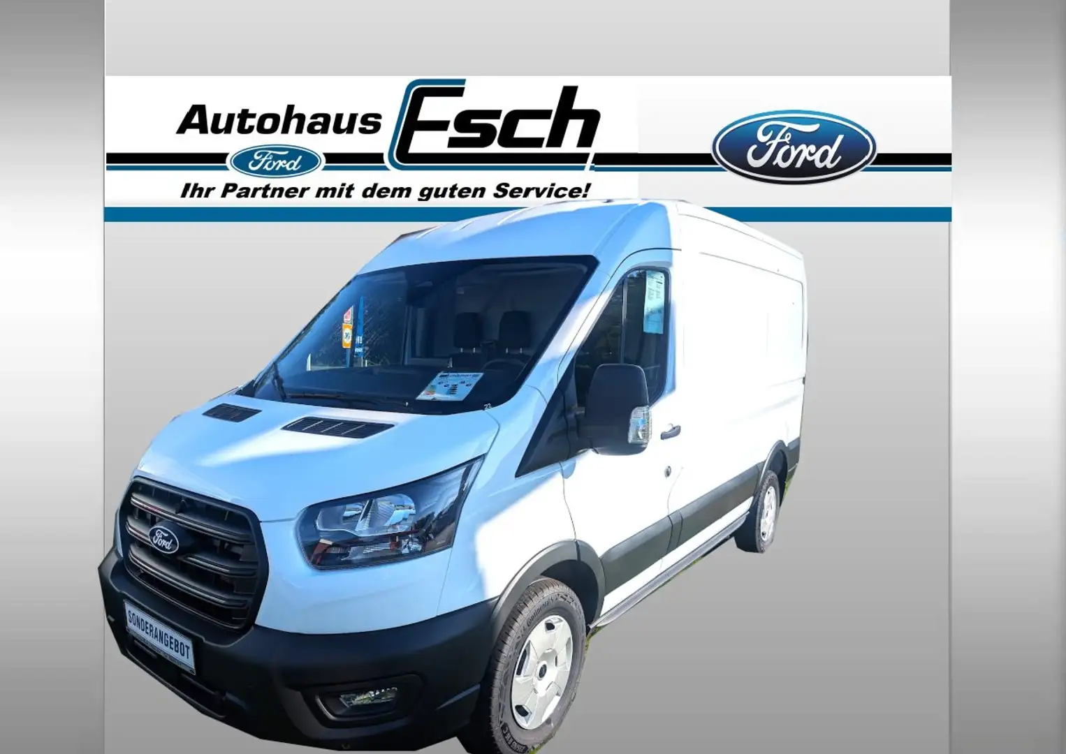Ford Transit 350 L2 Trend Sitzpaket 3 Sitze Weiß - 1