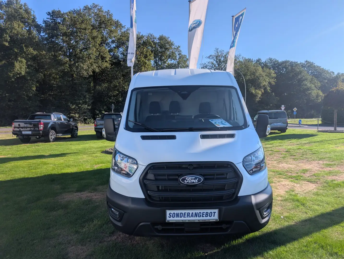 Ford Transit 350 L2 Trend Sitzpaket 3 Sitze Weiß - 2