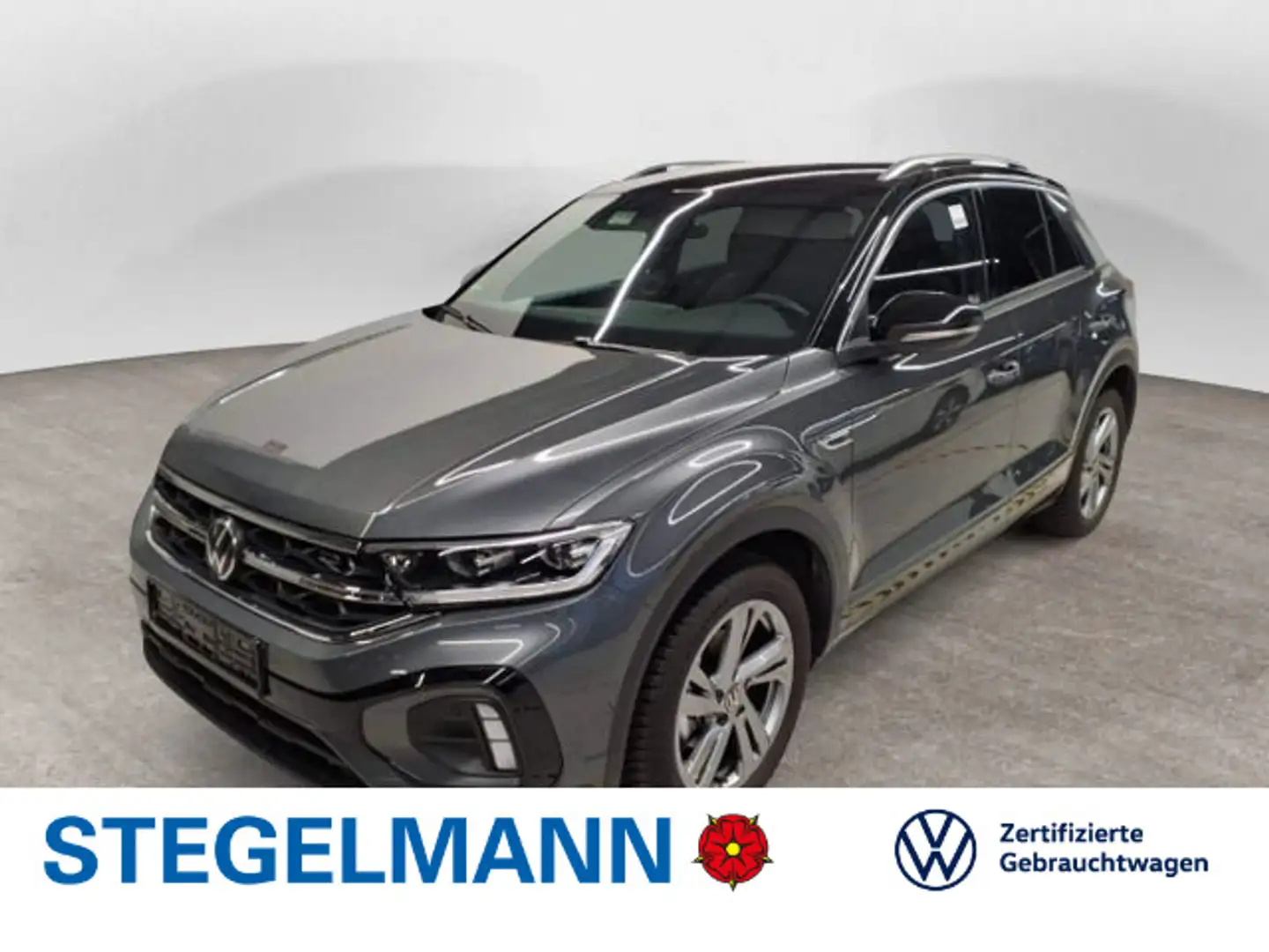 Volkswagen T-Roc 1.5 TSI DSG R-Line *AHK*Kamera*Navi*LED* Grau - 1