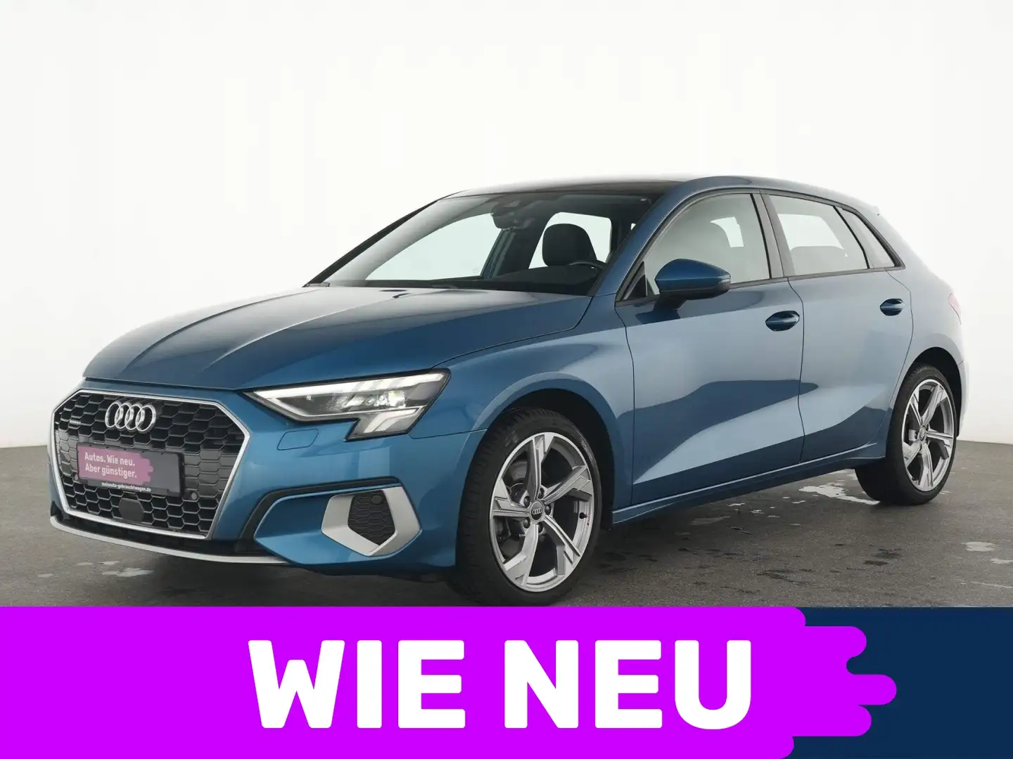 Audi A3 Sportback B&O|Navi PLUS|AHK|Panorama|LED Blau - 1