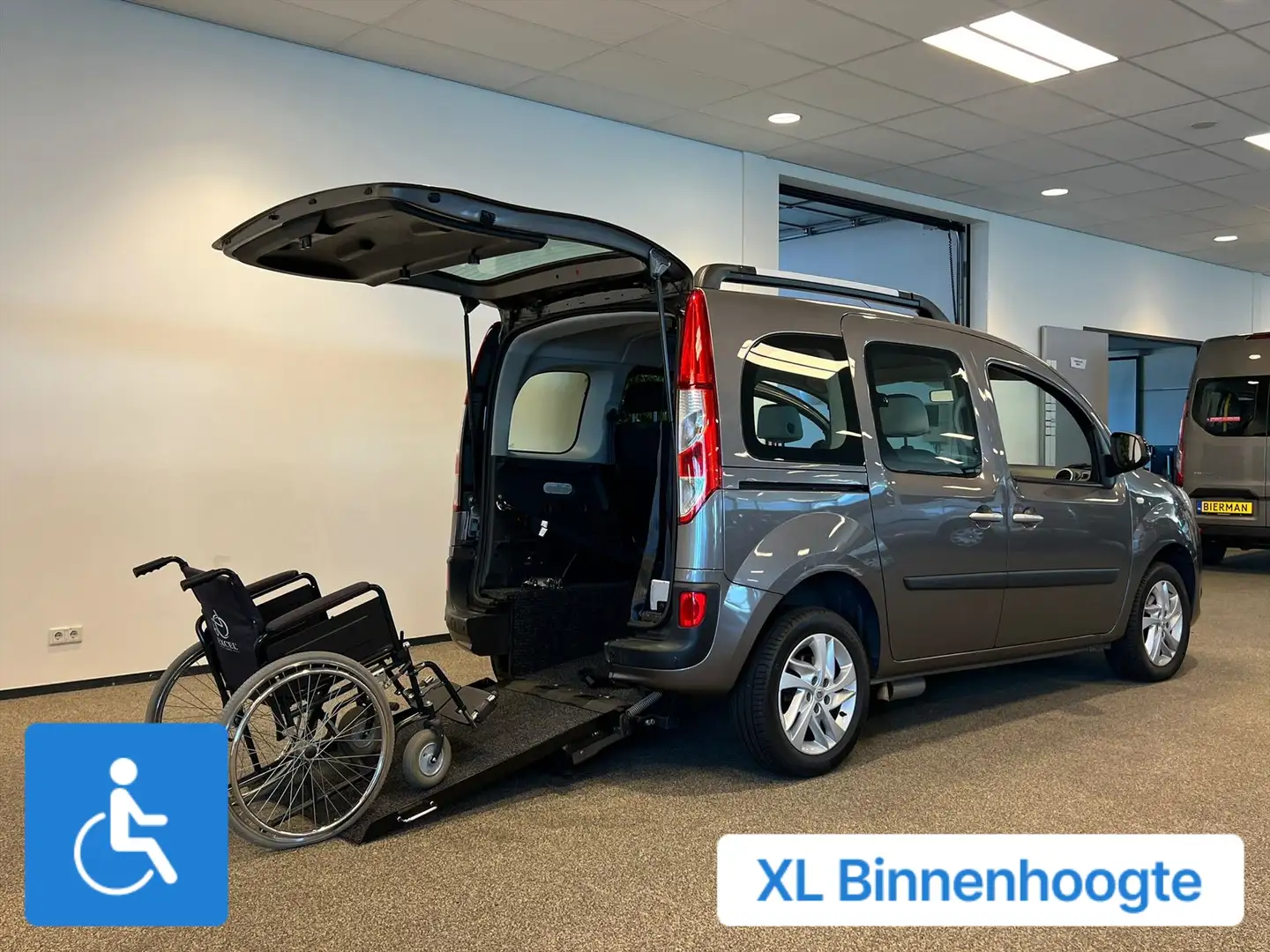 Renault Kangoo Rolstoelauto XXL-Ombouw 150cm Grijs - 2