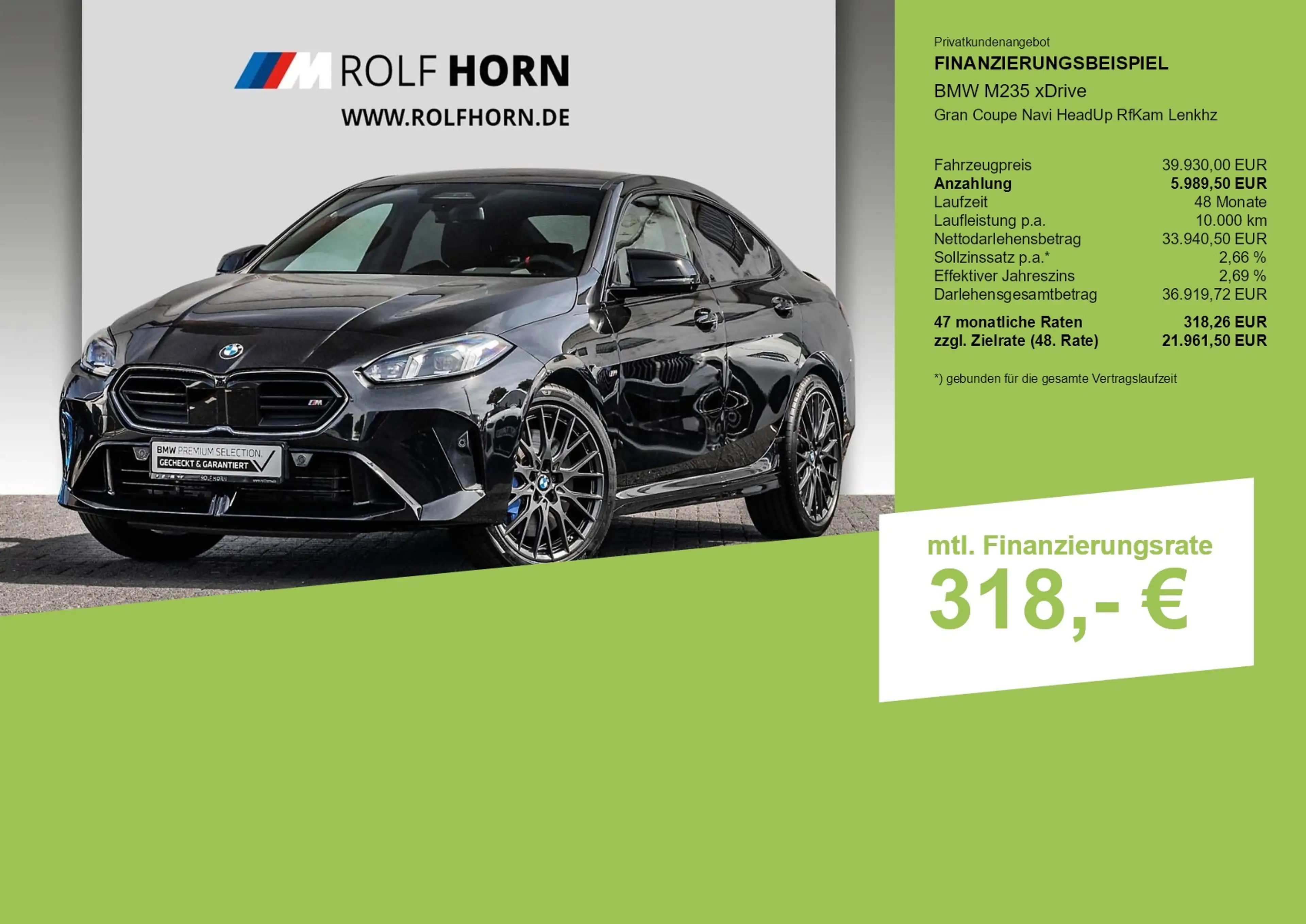 BMW 235 M235i xDrive Gran Coupe Navi HeadUp RfKam Lenkhz — photo 3