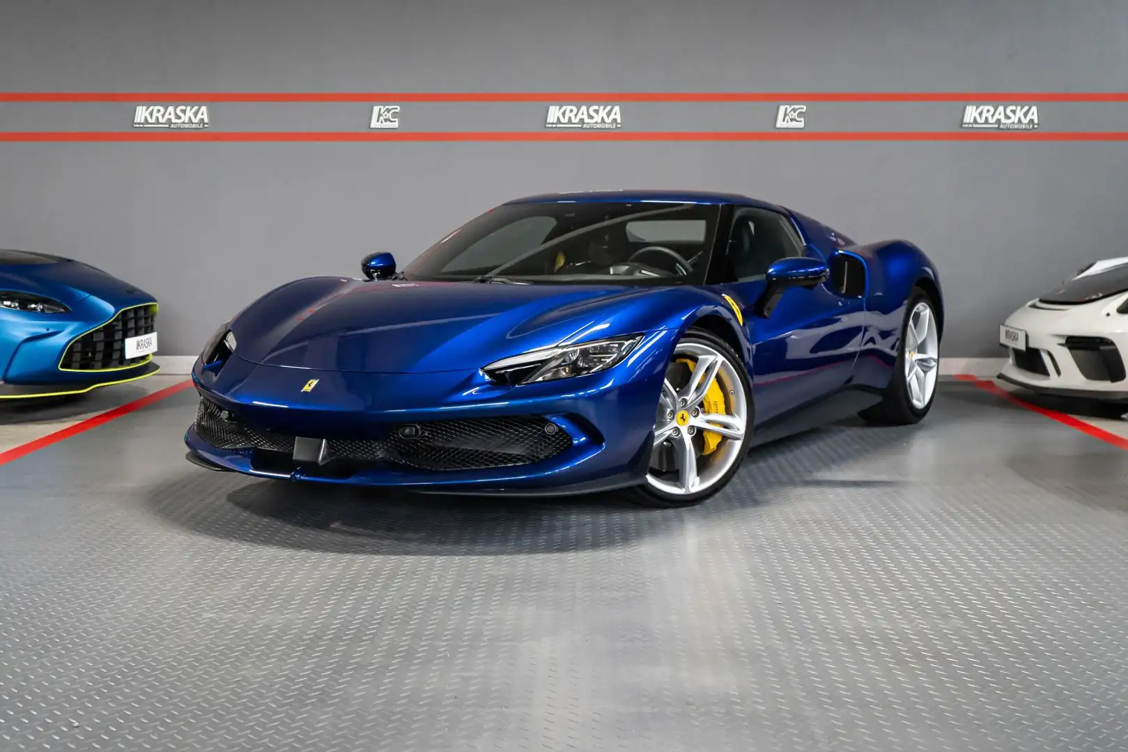 Ferrari Blu Elettrico AFS 360° LIFT RACING-SEATS Modrá - 1