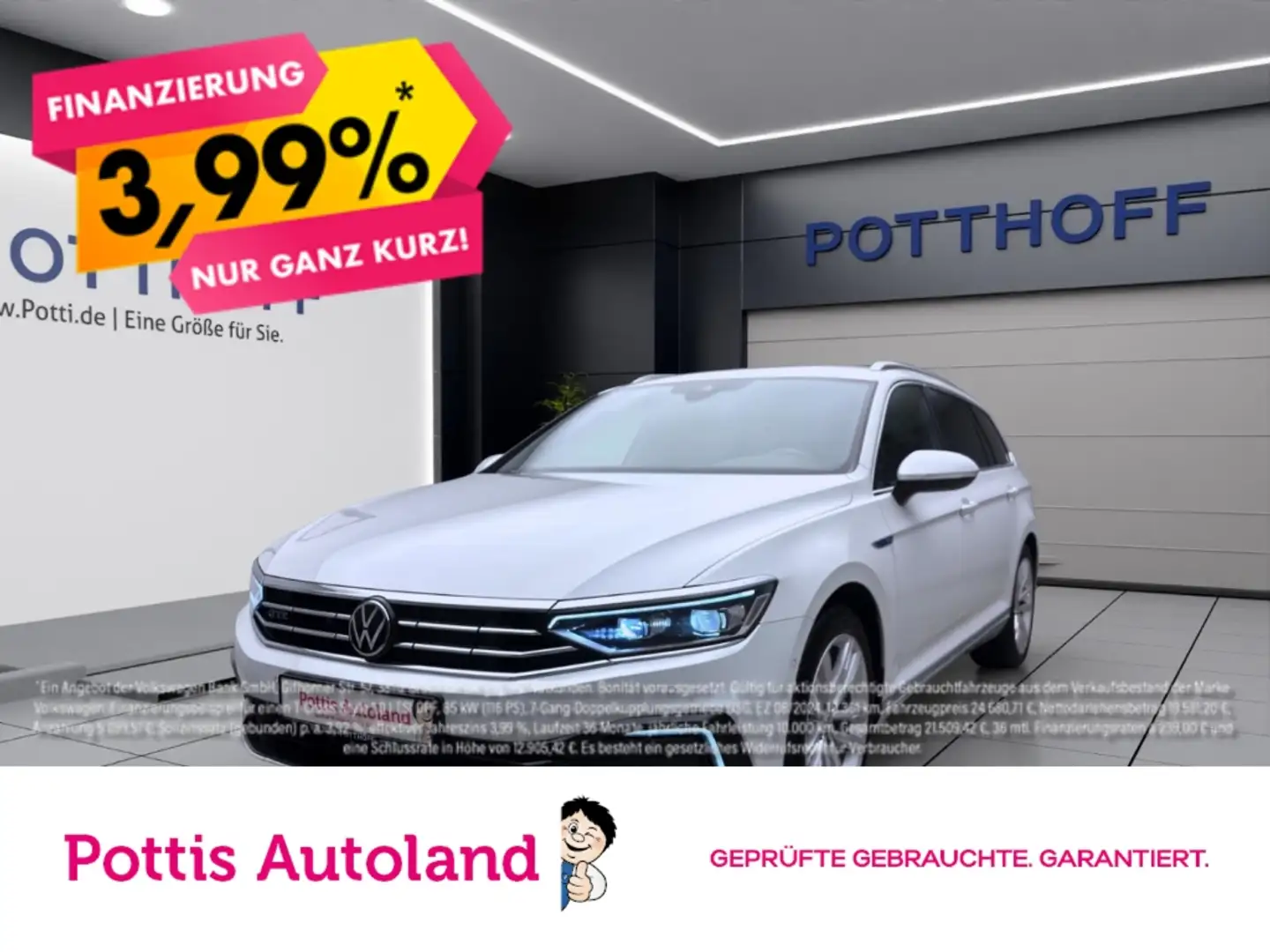 Volkswagen Passat Variant 1.4 TSI DSG eHybrid GTE AHK TRAVELASSIST STDHZG Weiß - 1