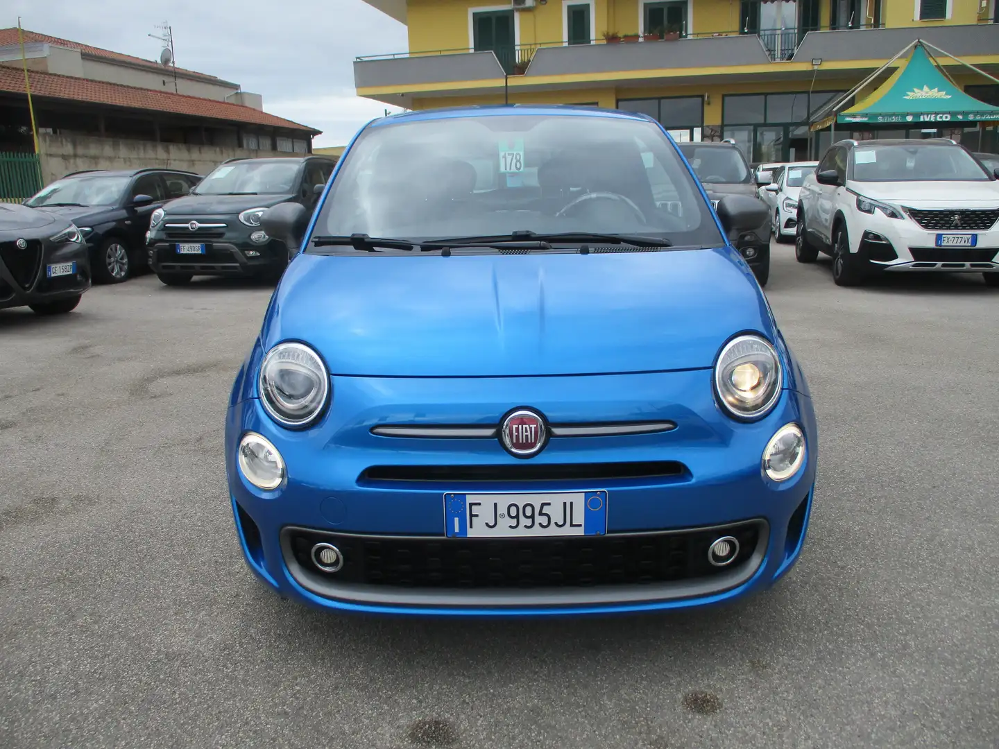 Fiat 500 500 1.2 ''S'' RIVA 69CV E6 BENZINA PELLE/LED/FULL Blu/Azzurro - 2
