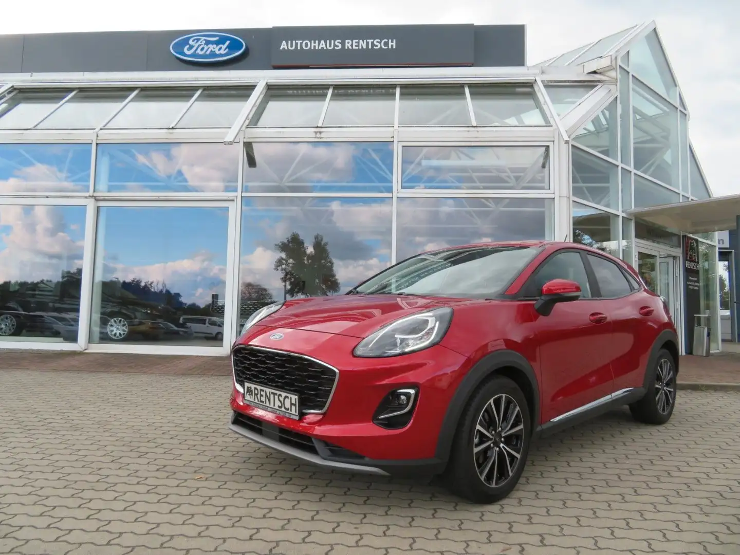 Ford Puma Titanium 1.0 EcoBoost *LED*NAVI*SHZ* Rouge - 2