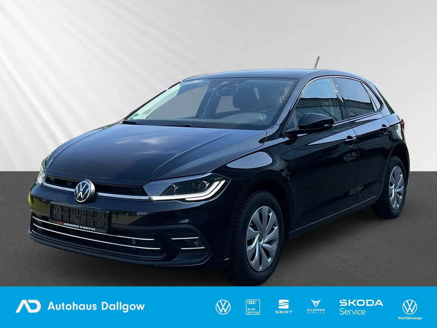 Volkswagen Polo Style 1.0l 116PS*DSG AlarmWifi+Nav+RFK+WiRä Schwarz - 1