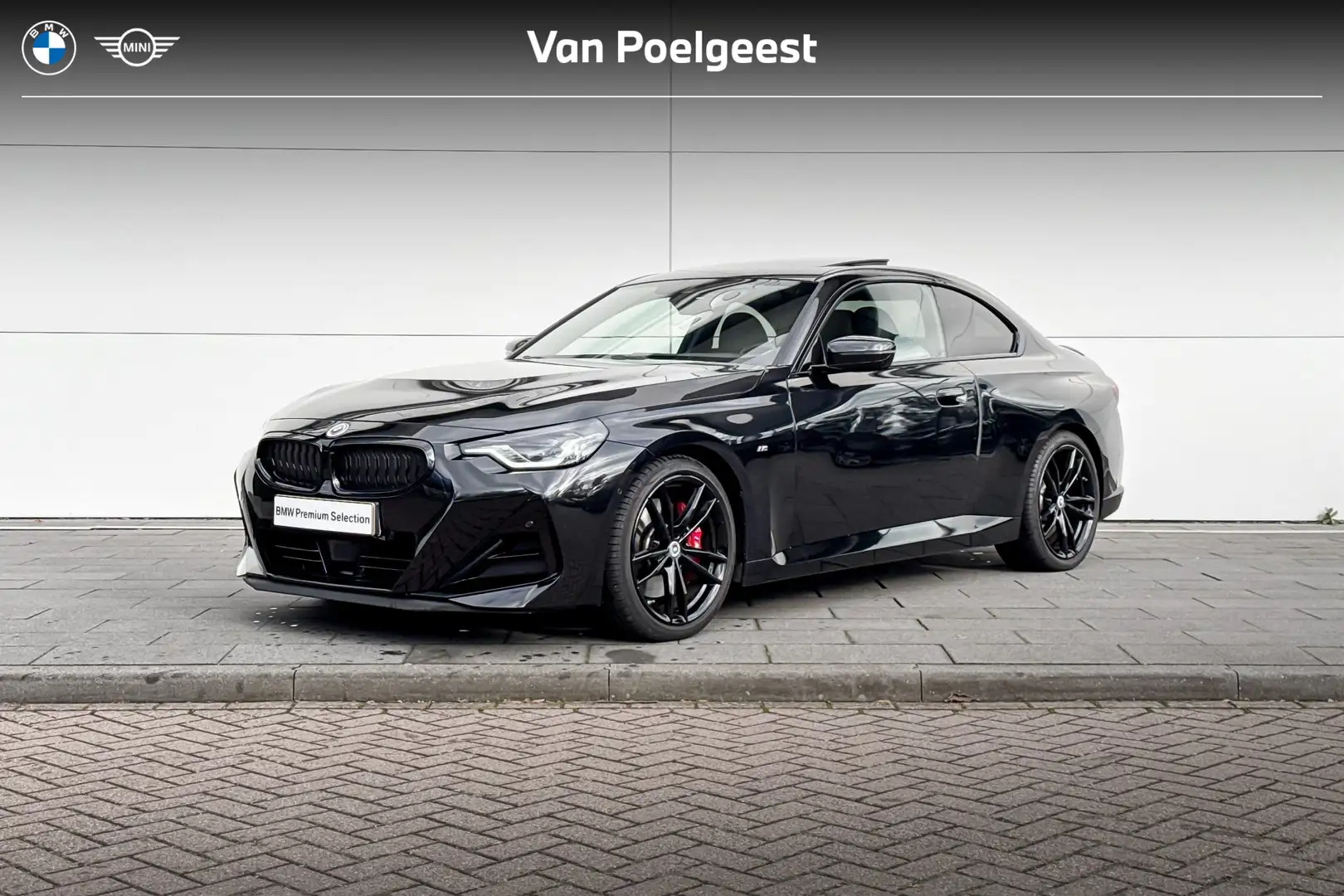 BMW 218 2 Serie Coupé 218i Noir - 1