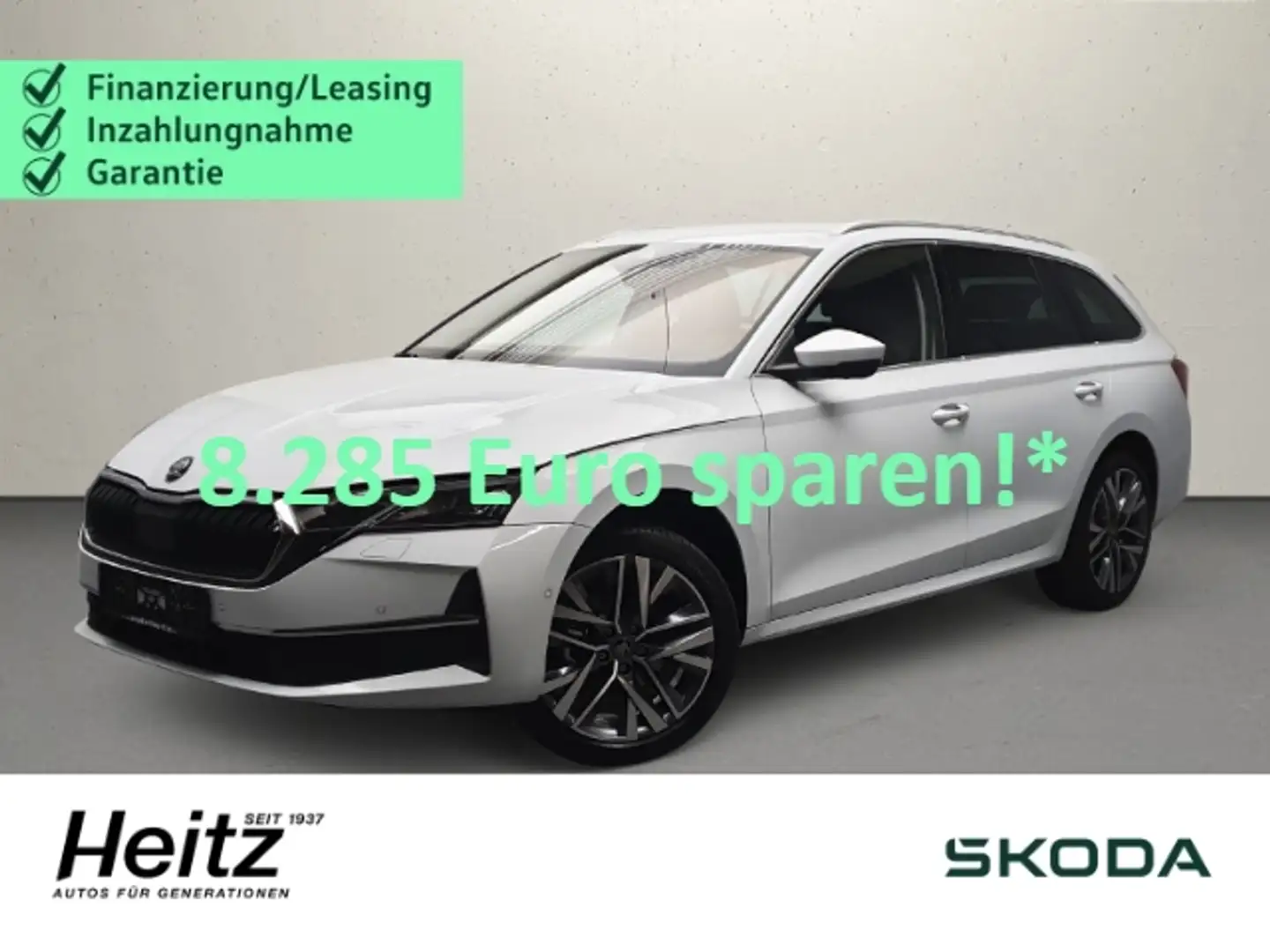 Skoda Octavia Combi TDI DSG TOUR AHK LED Phonebox Navi Weiß - 1