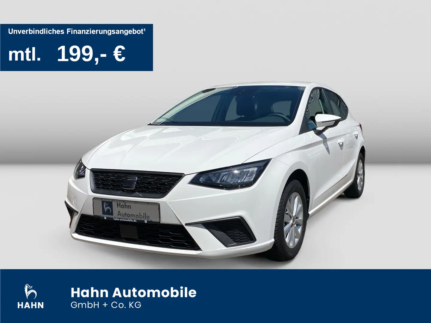 SEAT Ibiza Reference 1.0TSI LED PDC o. Klima Cockpit Weiß - 1