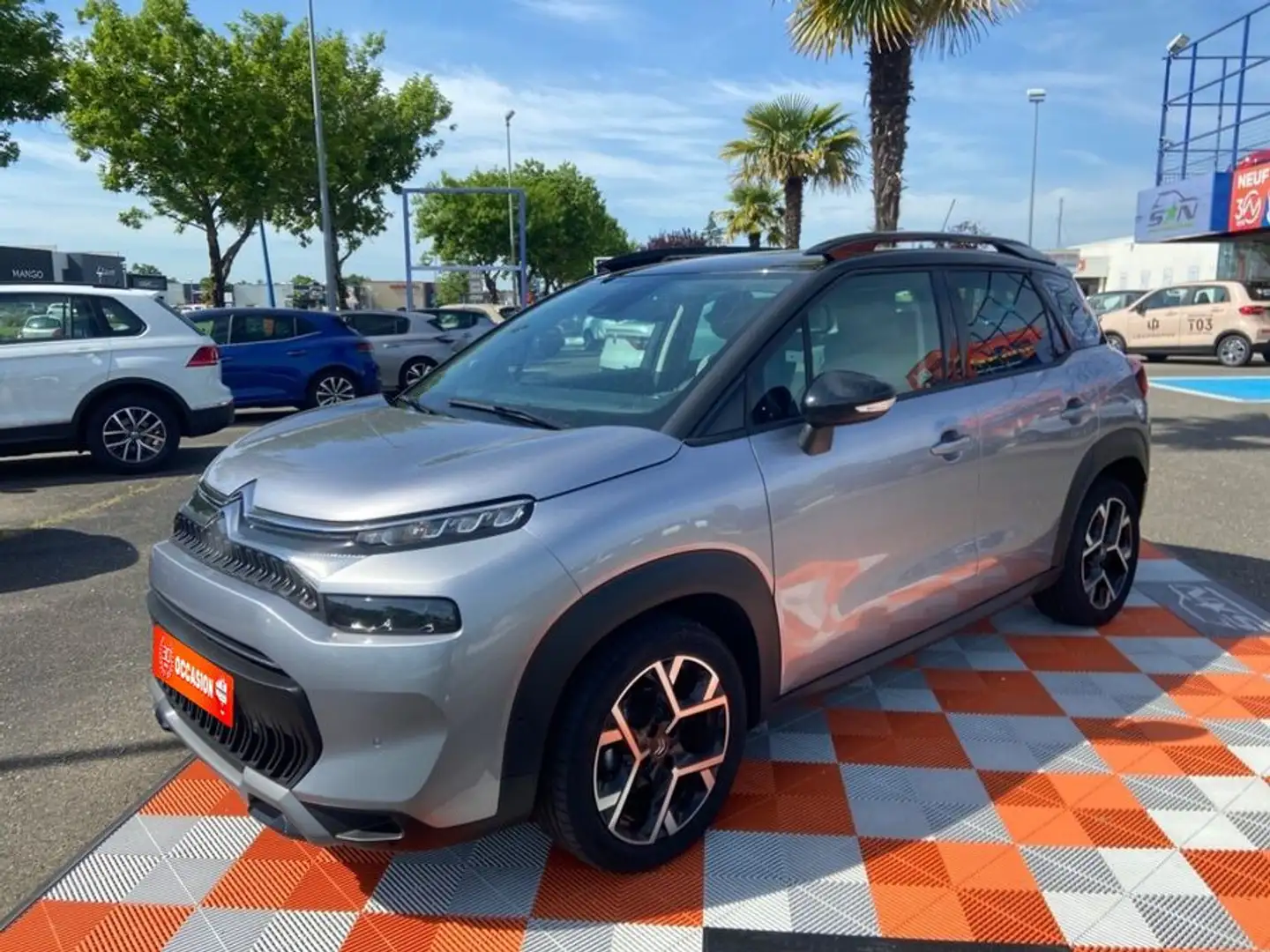 Citroen C3 Aircross NEW BlueHDi 110 BV6 SHINE PACK Park Assist Gris - 2