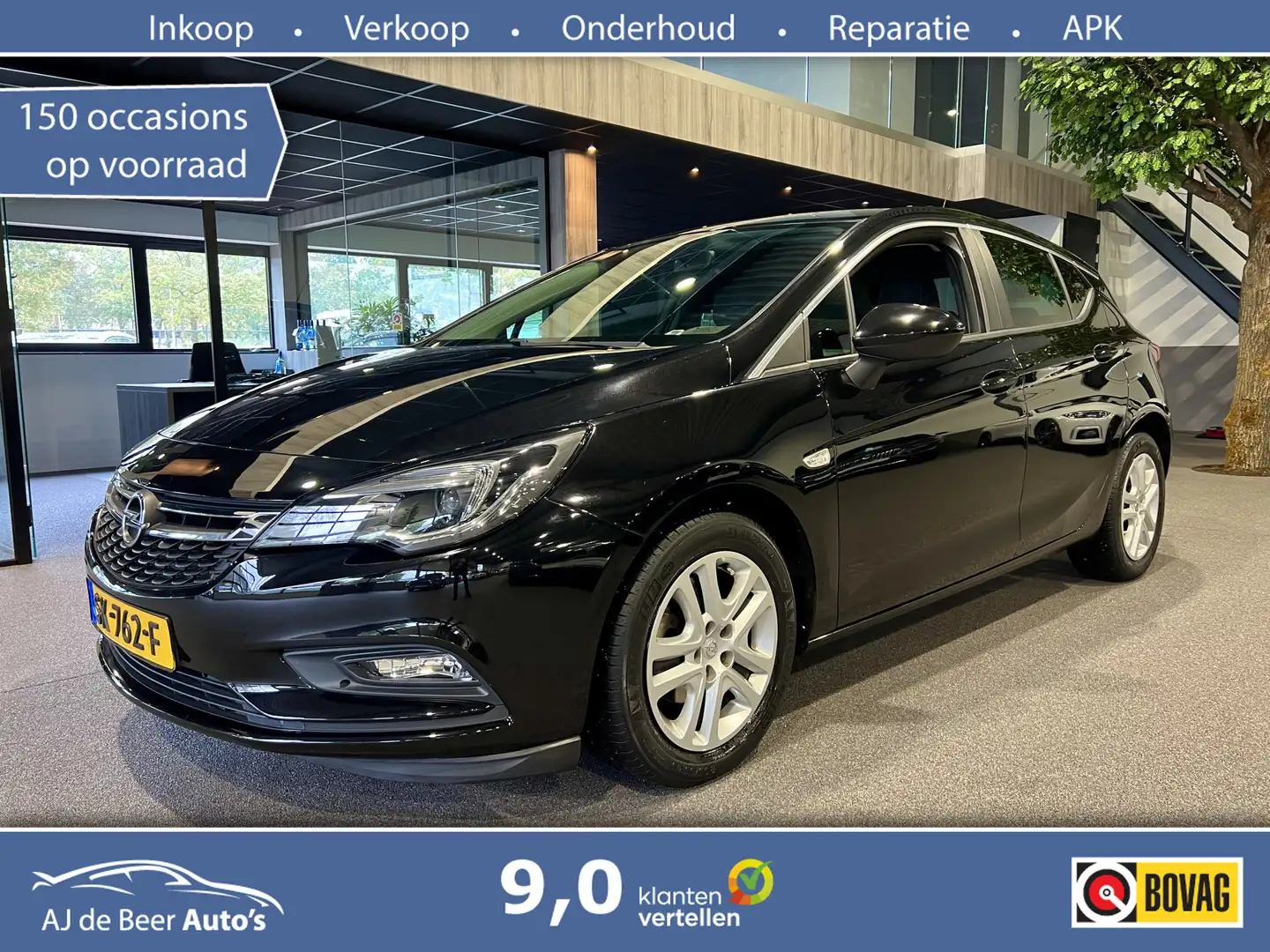 Opel Astra 1.0 105pk 5drs Online Edition | NAP | Automaat | C Schwarz - 1