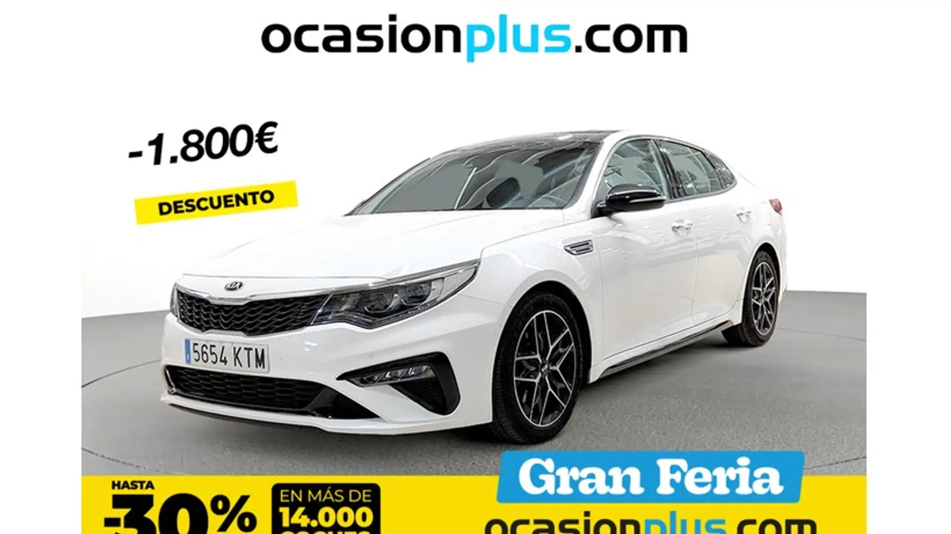 Kia Optima 1.6 T-GDi Eco-Dynanics GT Line DCT (Pack Luxury) Blanco - 1