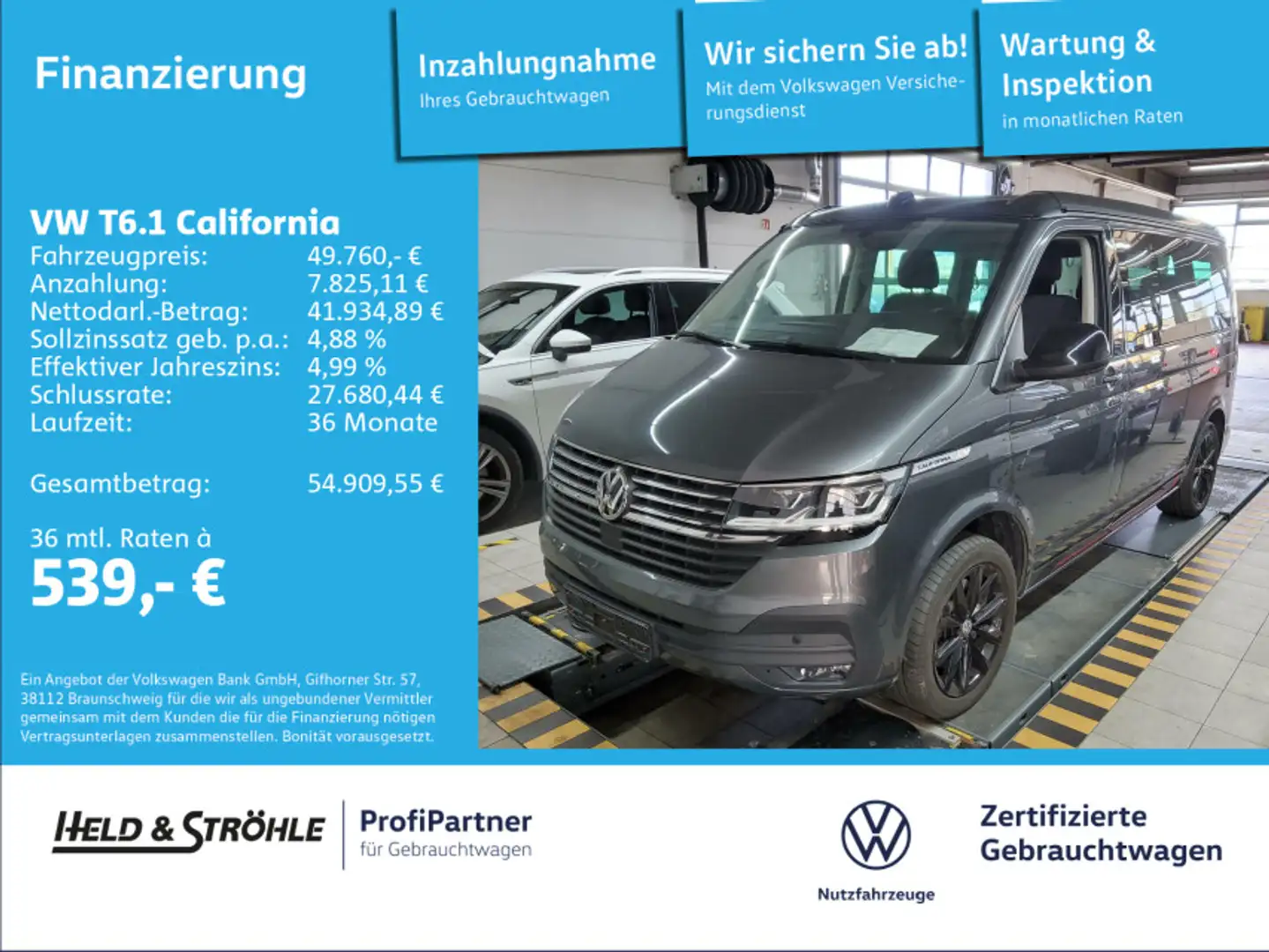 Volkswagen T6.1 California Beach Edition 2.0 TDI DSG STDHZG Gri - 1