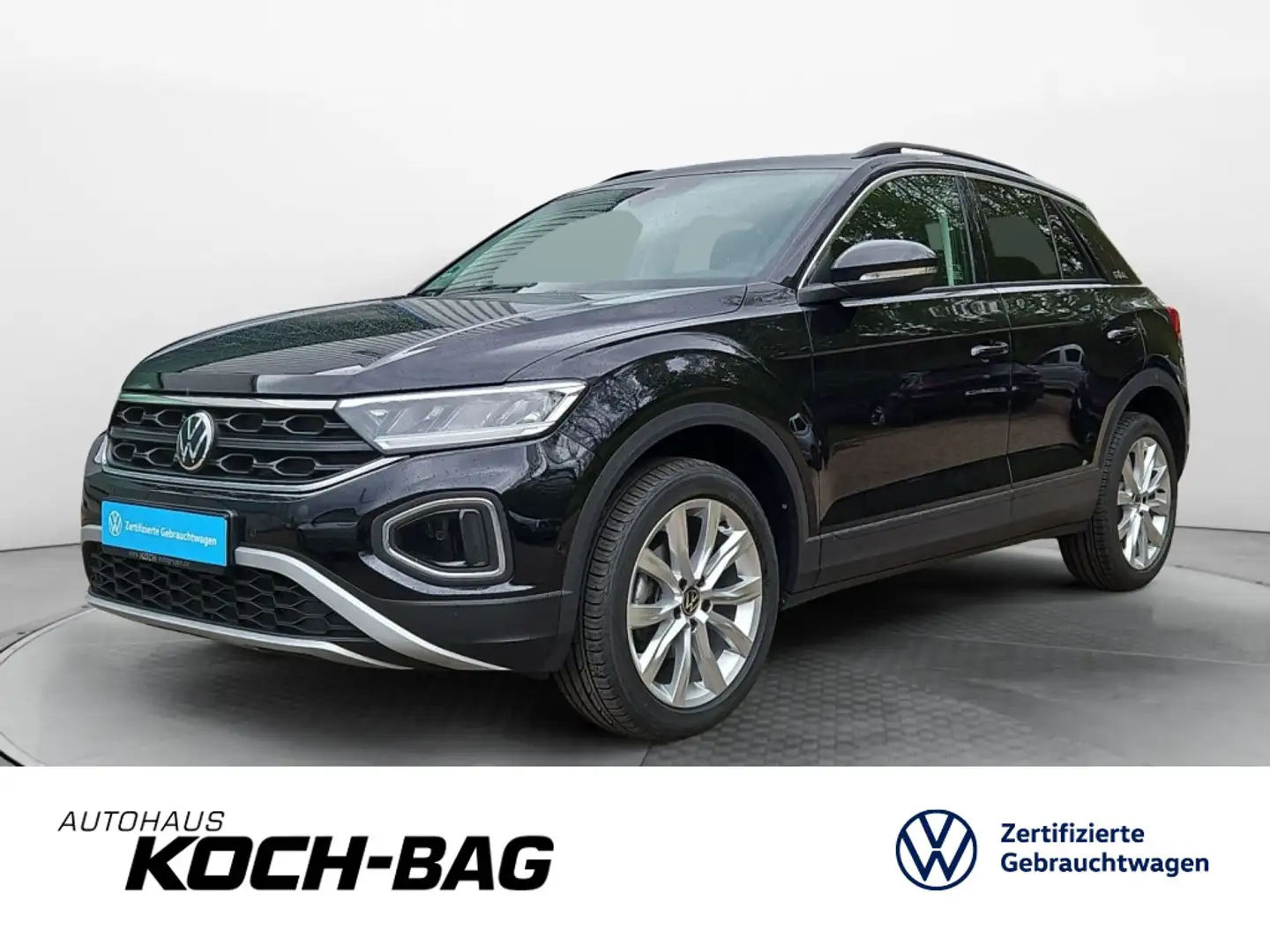 Volkswagen T-Roc 1.5TSI Goal DSG Navi LED AHK Schwarz - 1