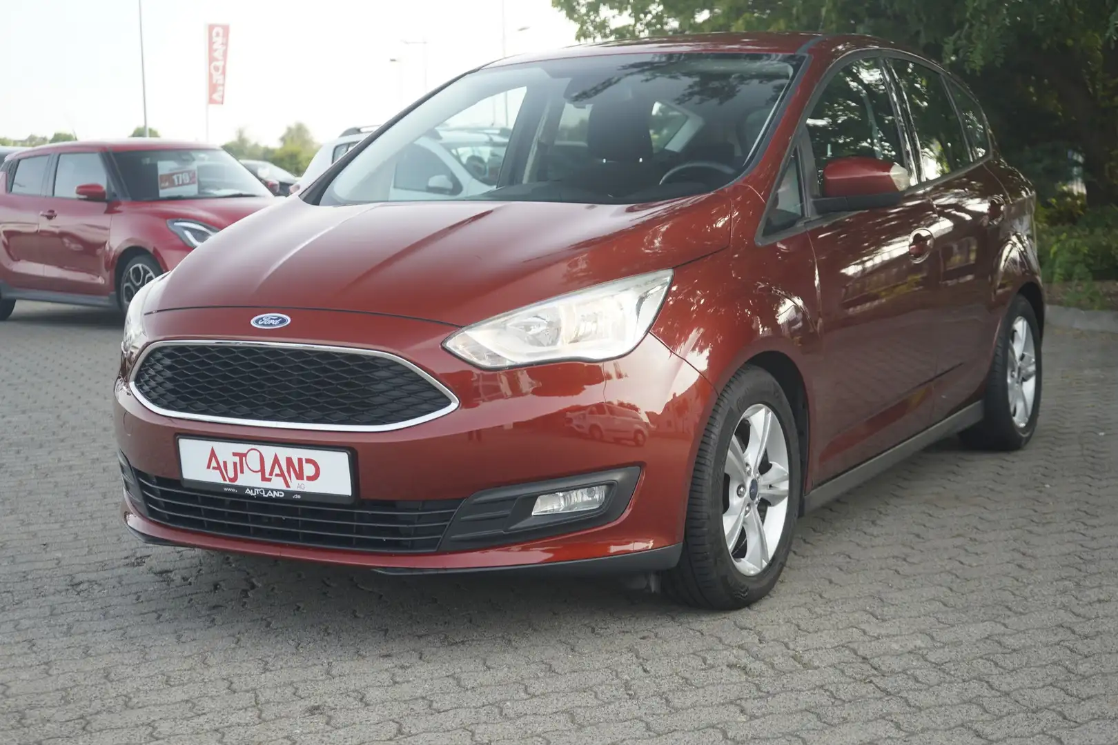 Ford C-Max 1.0 Ecoboost Klimaaut. Sitzheizung PDC Rot - 2