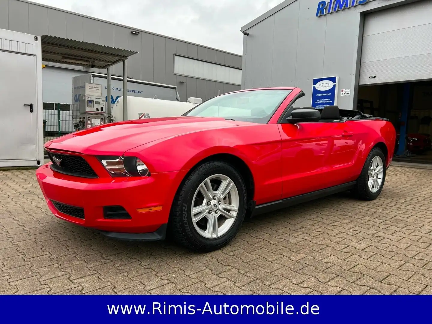 Ford Mustang 3.7 Cabriolet Automatik Deutsche Papiere Kırmızı - 2