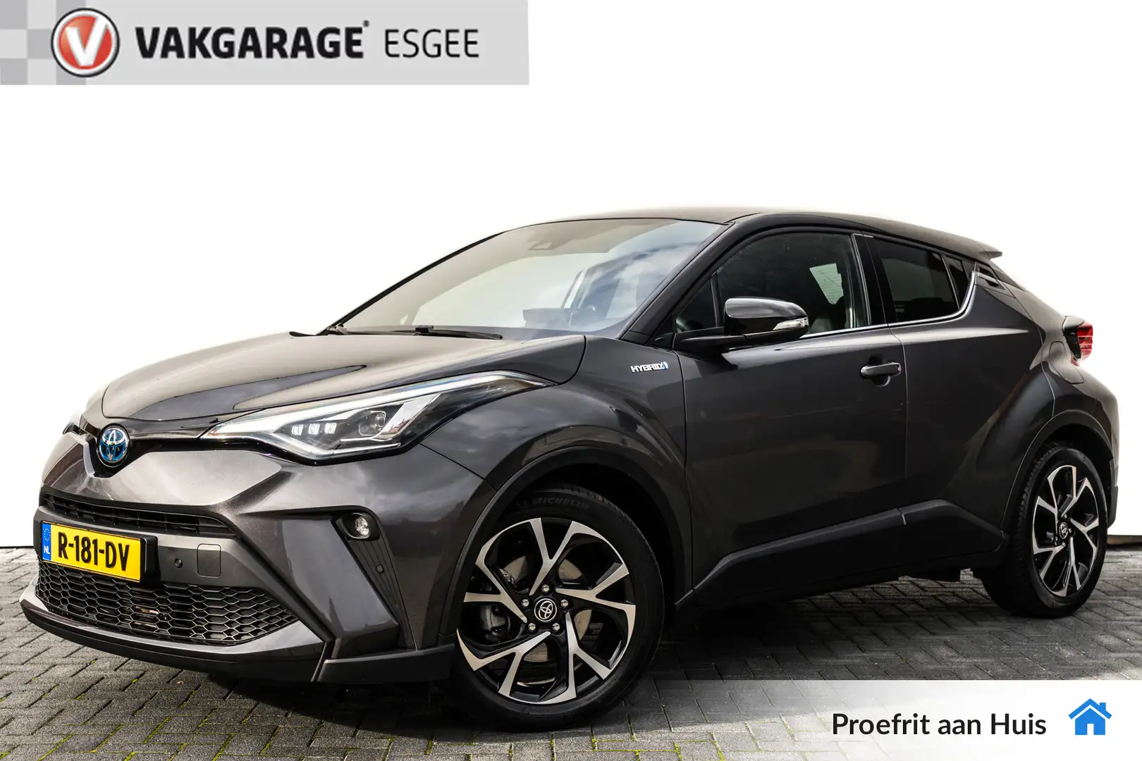 Toyota C-HR 2.0 184 PK Hybrid Style Luxury RIJKLAAR INCL:GARAN Grijs - 1