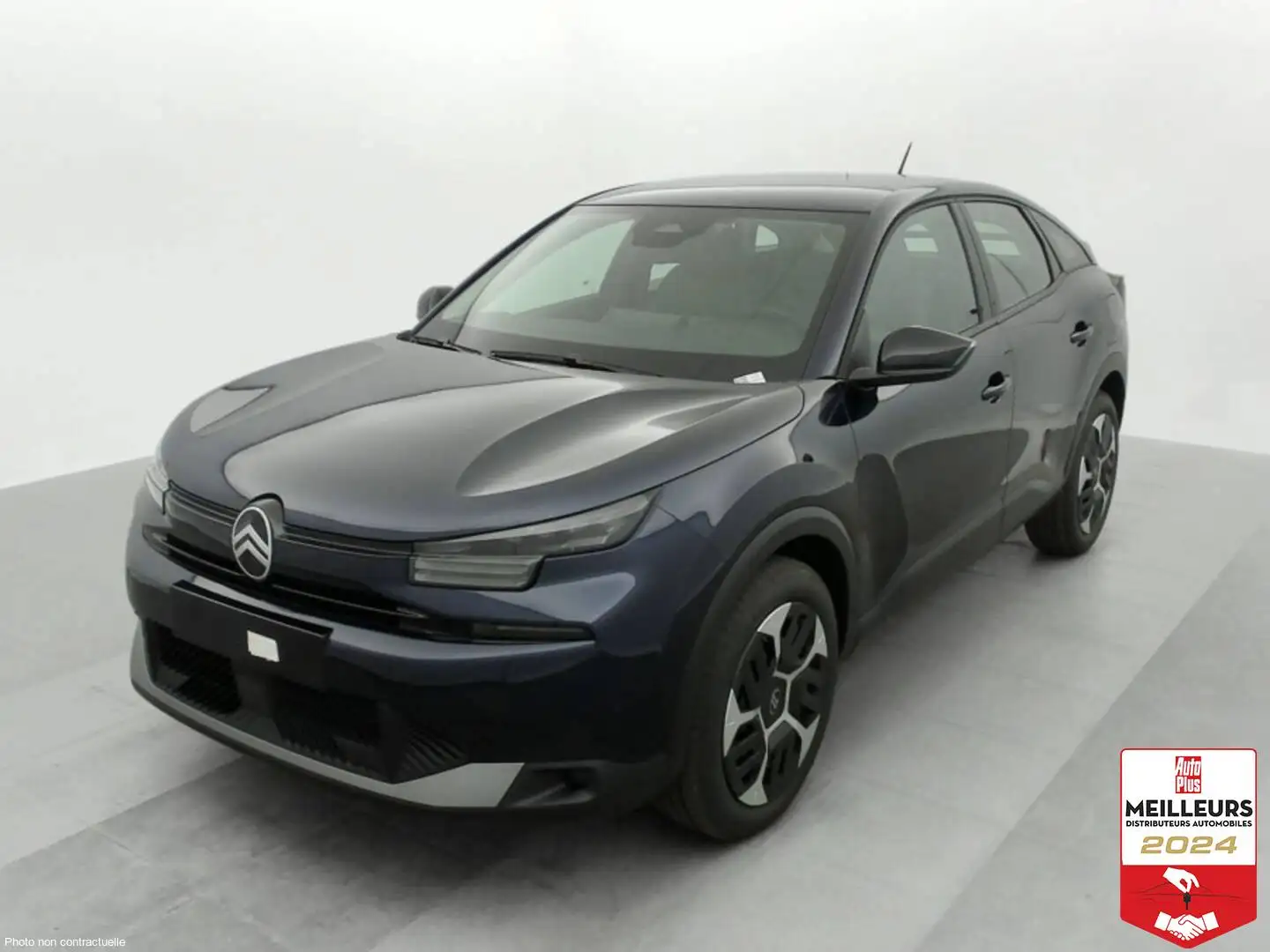 Citroen C4 Hybride 136 e-DCS6 Plus Bleu - 1